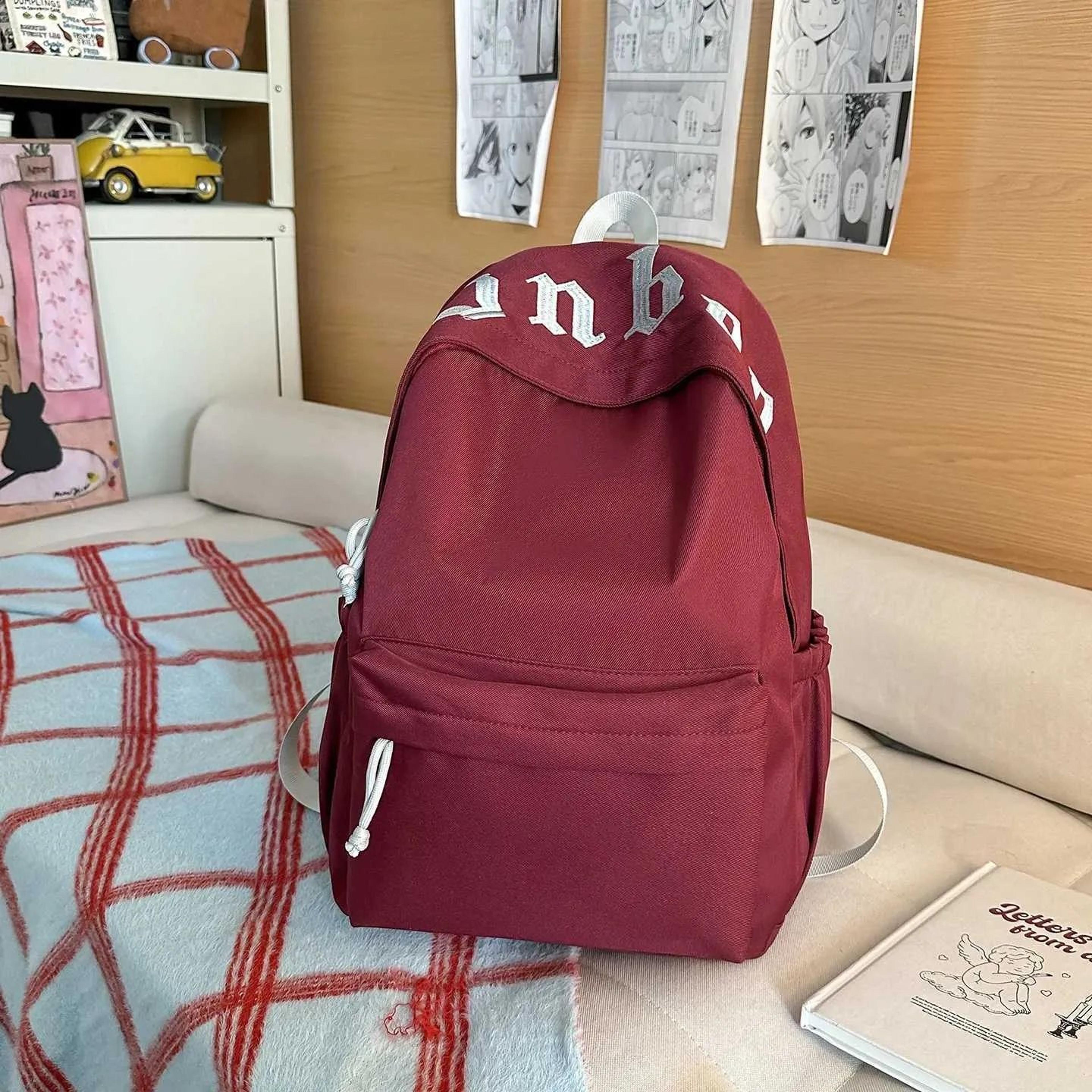 large capacity student backpack for girls and women cute school and travel bag