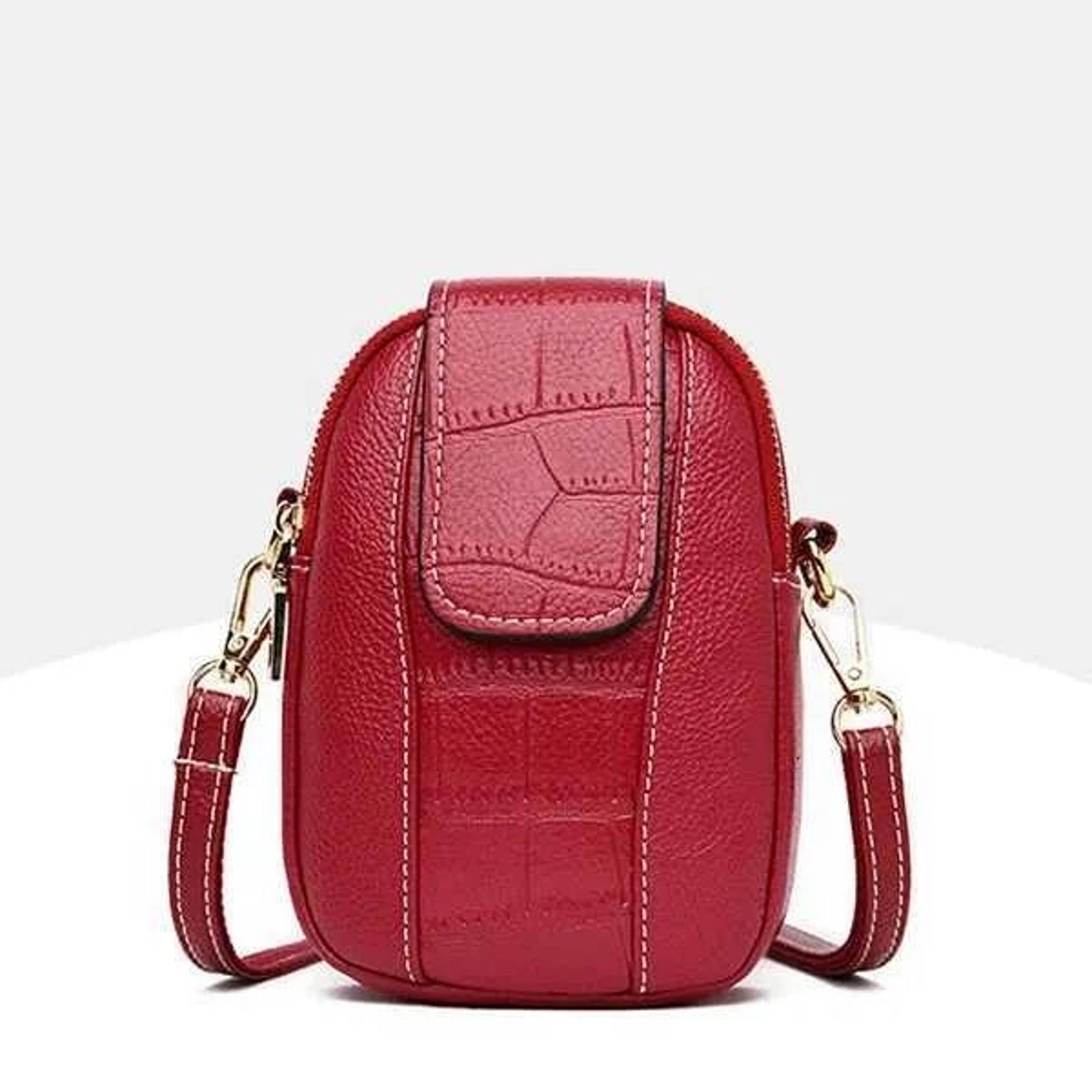 womens vintage pu leather crossbody bag with flap closure