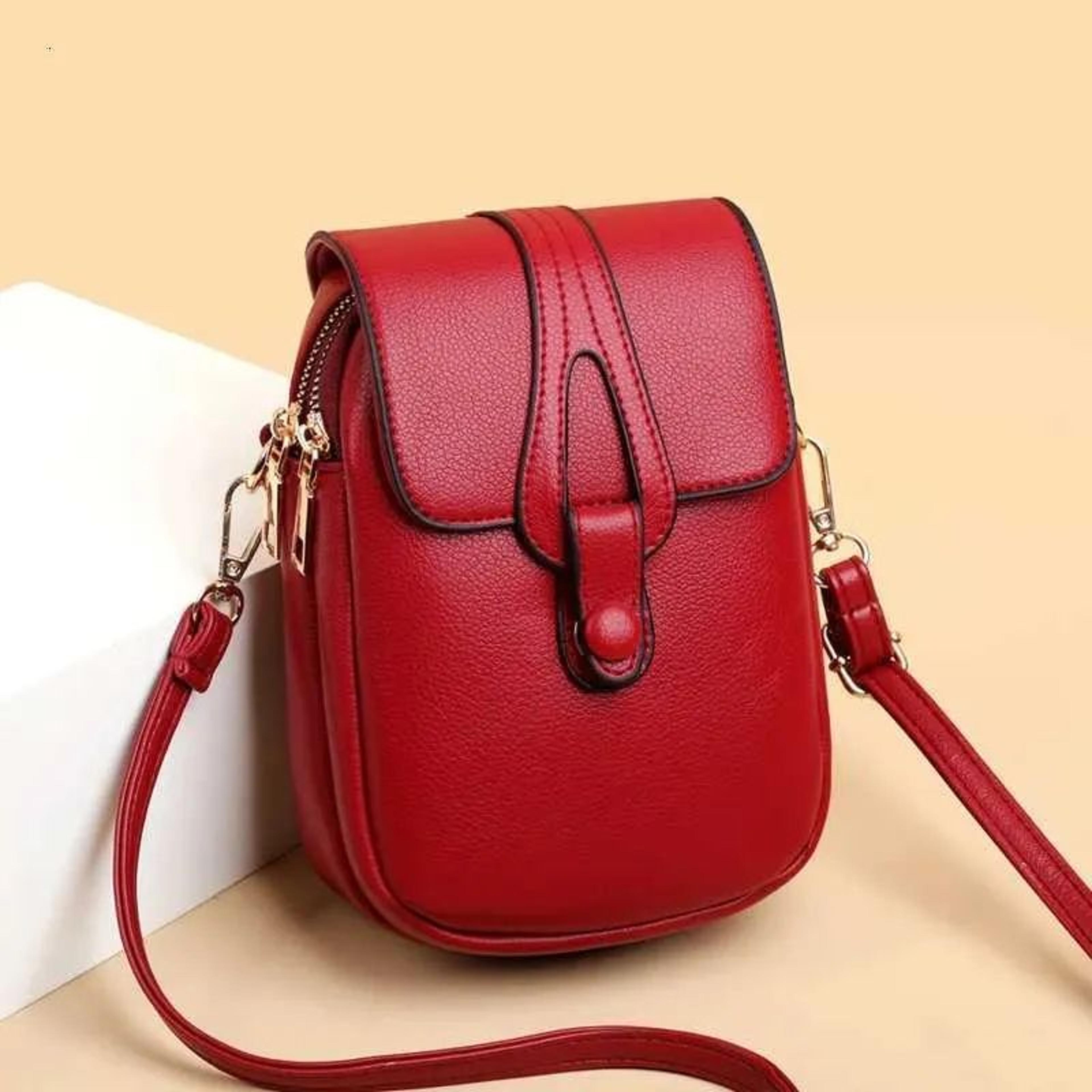 womens crossbody phone bag with zipper pouch and card holder