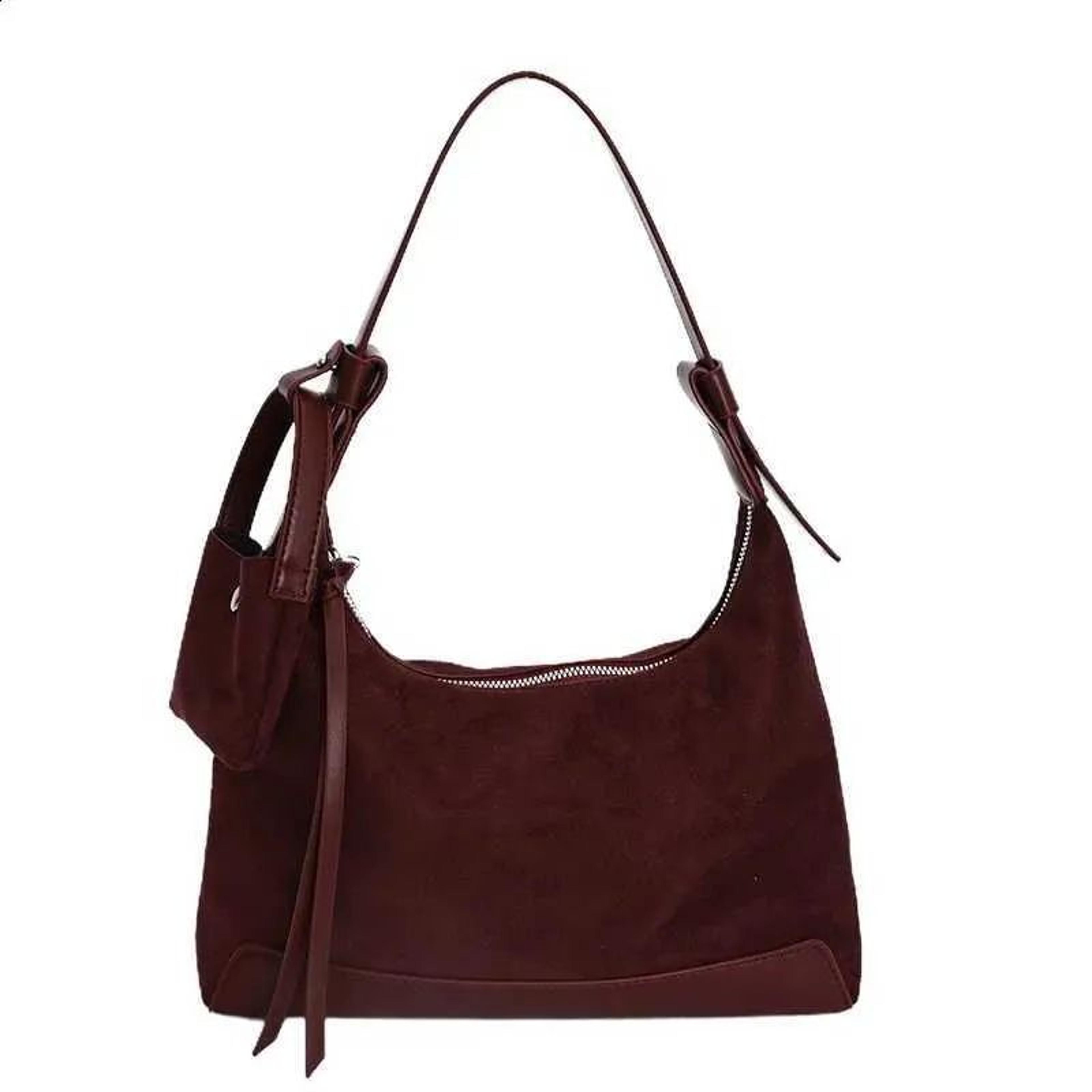 womens patchwork shoulder bag pu leather and faux suede crossbody hobo handbag