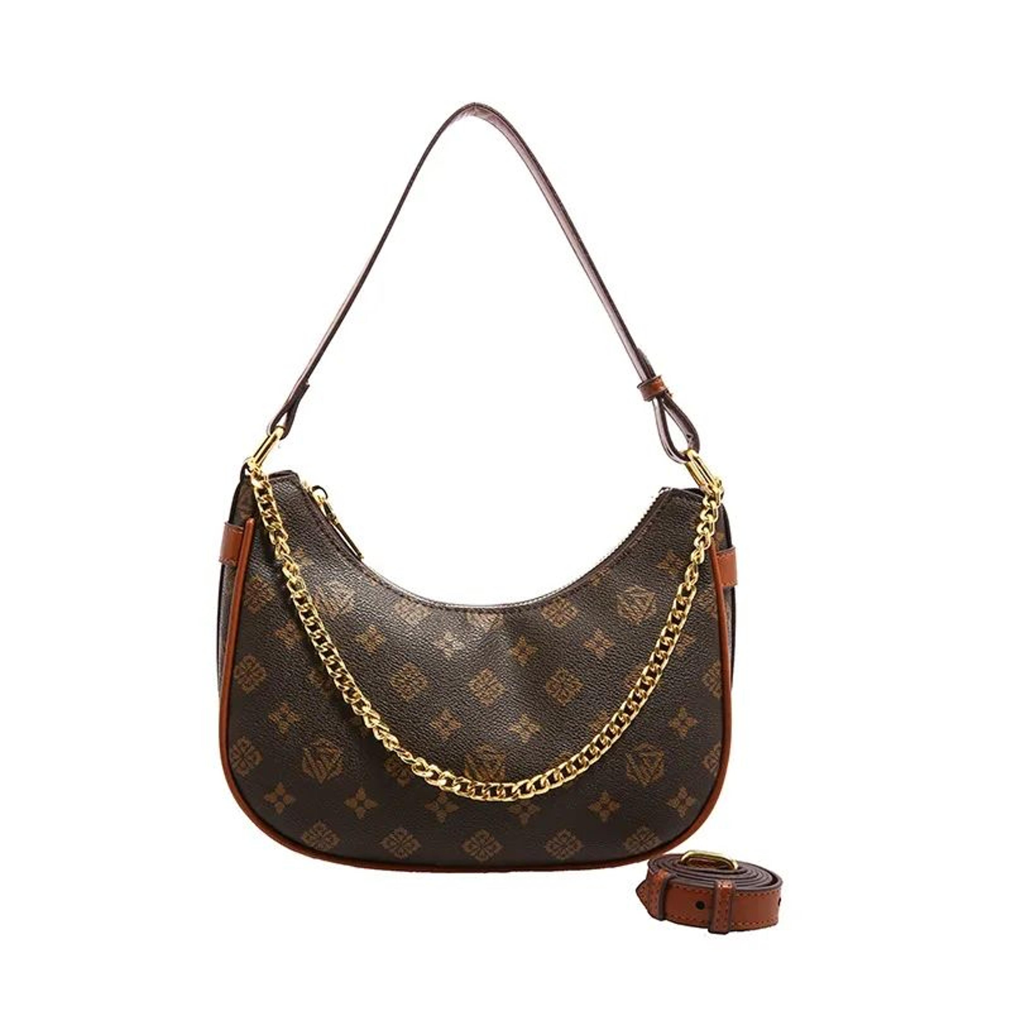 women vintage printed crossbody shoulder bag for everyday and office wear