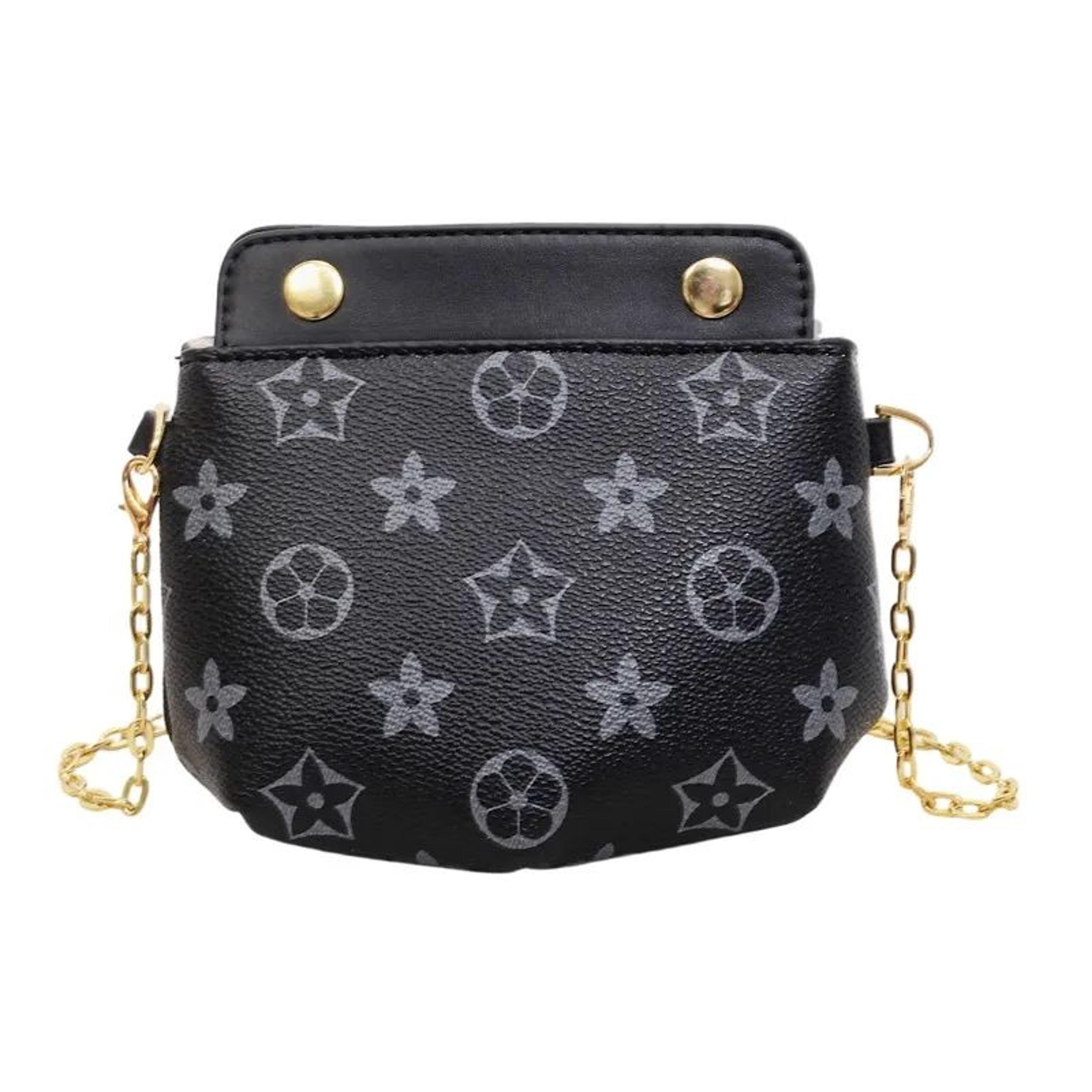 vintage printed mini saddle bag for women adjustable crossbody shoulder bag