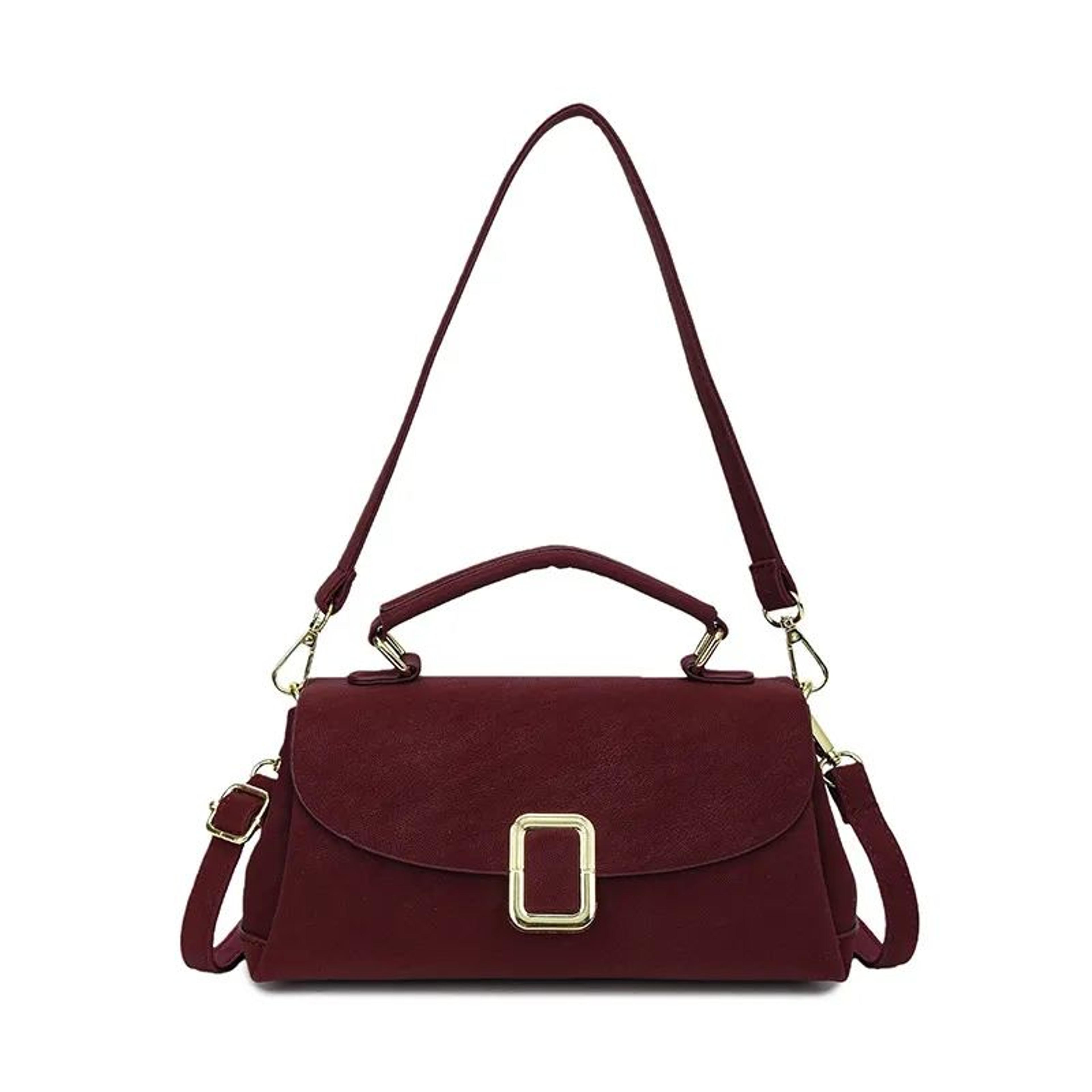 Womens Textured Shoulder Bag With Crossbody Style And Elegant Design 3