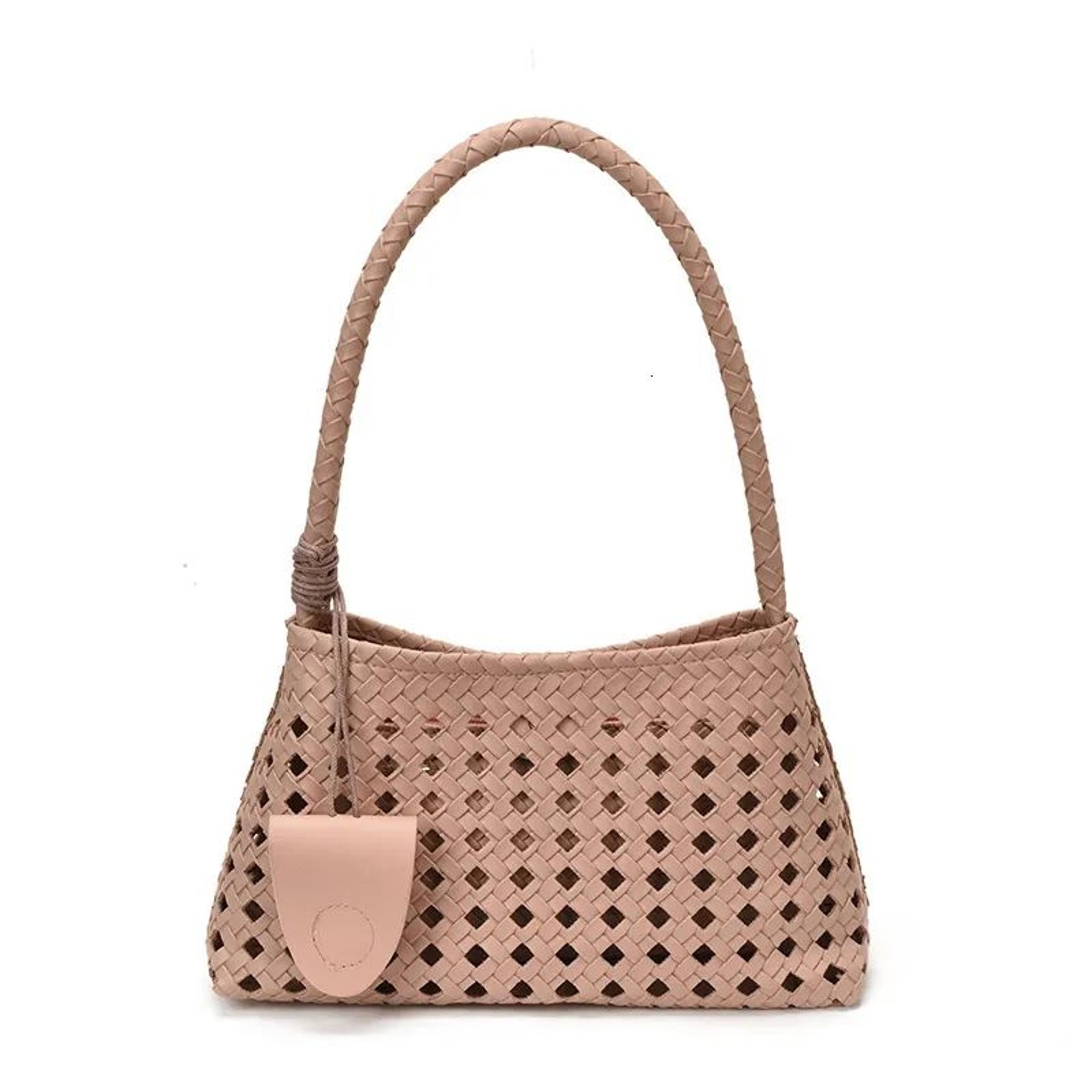 Woven Underarm Shoulder Bag For Women With HollowOut Design 2
