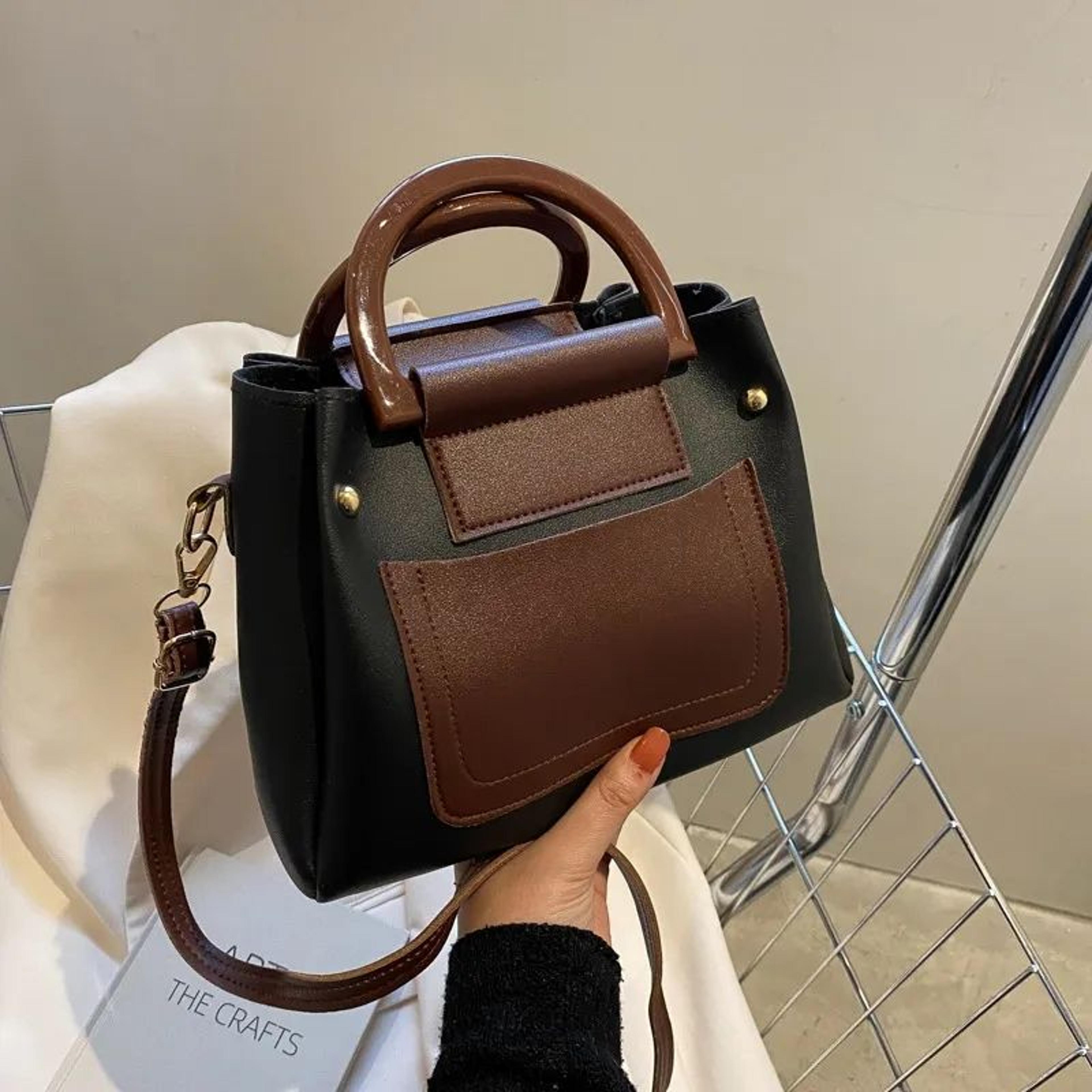 retro patchwork small square crossbody shoulder bag