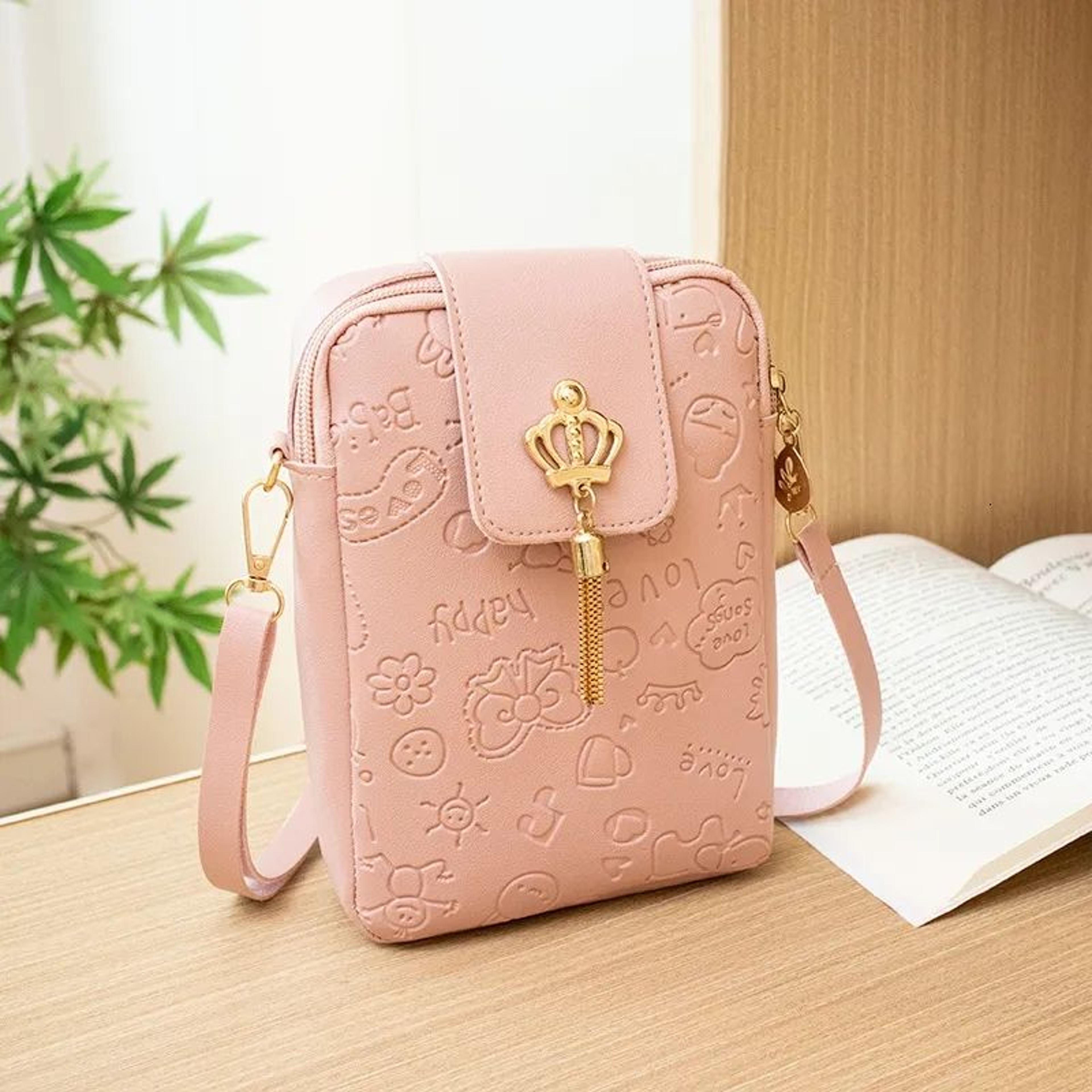 womens embossed crossbody bag casual everyday shoulder handbag