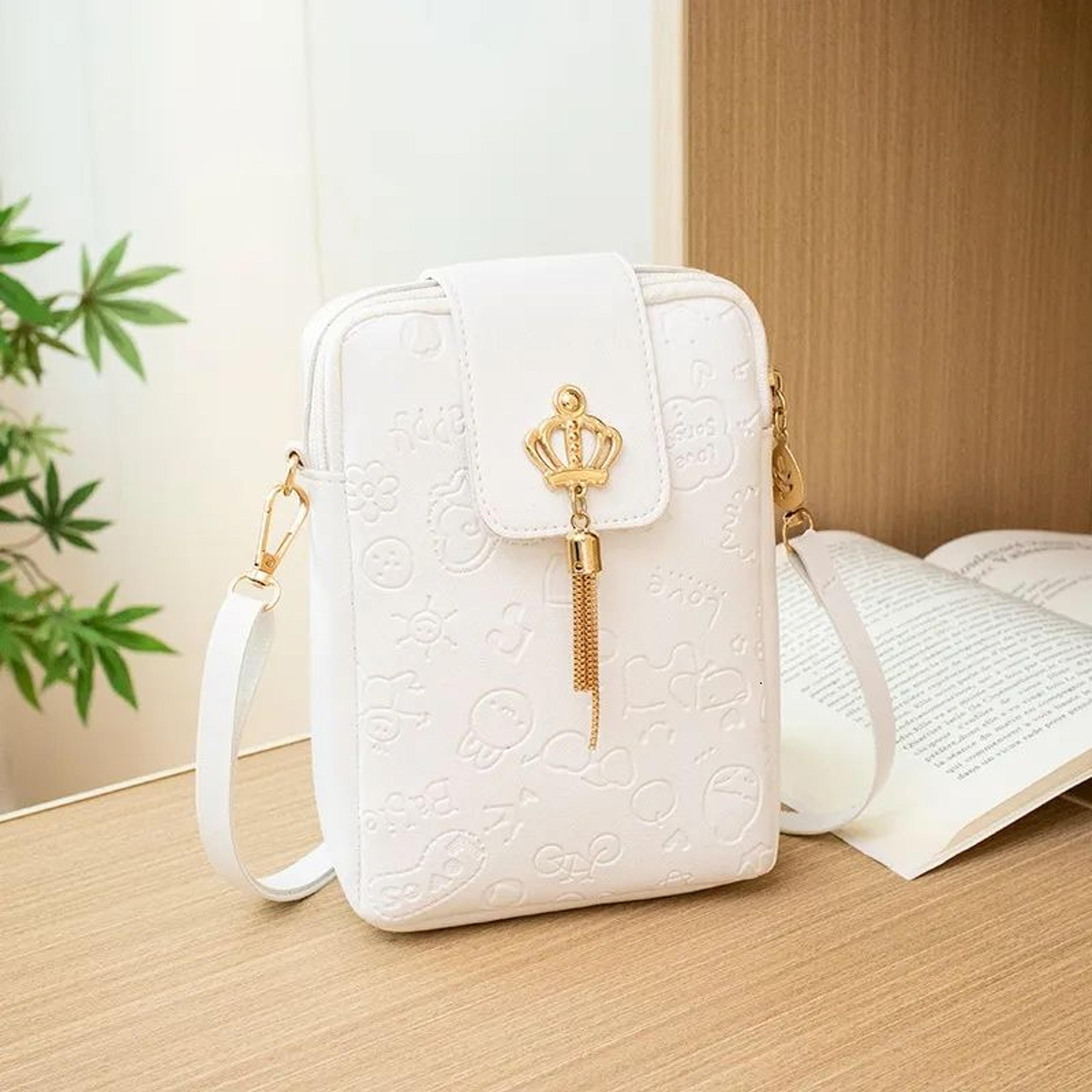 Womens Embossed Crossbody Bag Casual Everyday Shoulder Handbag 4