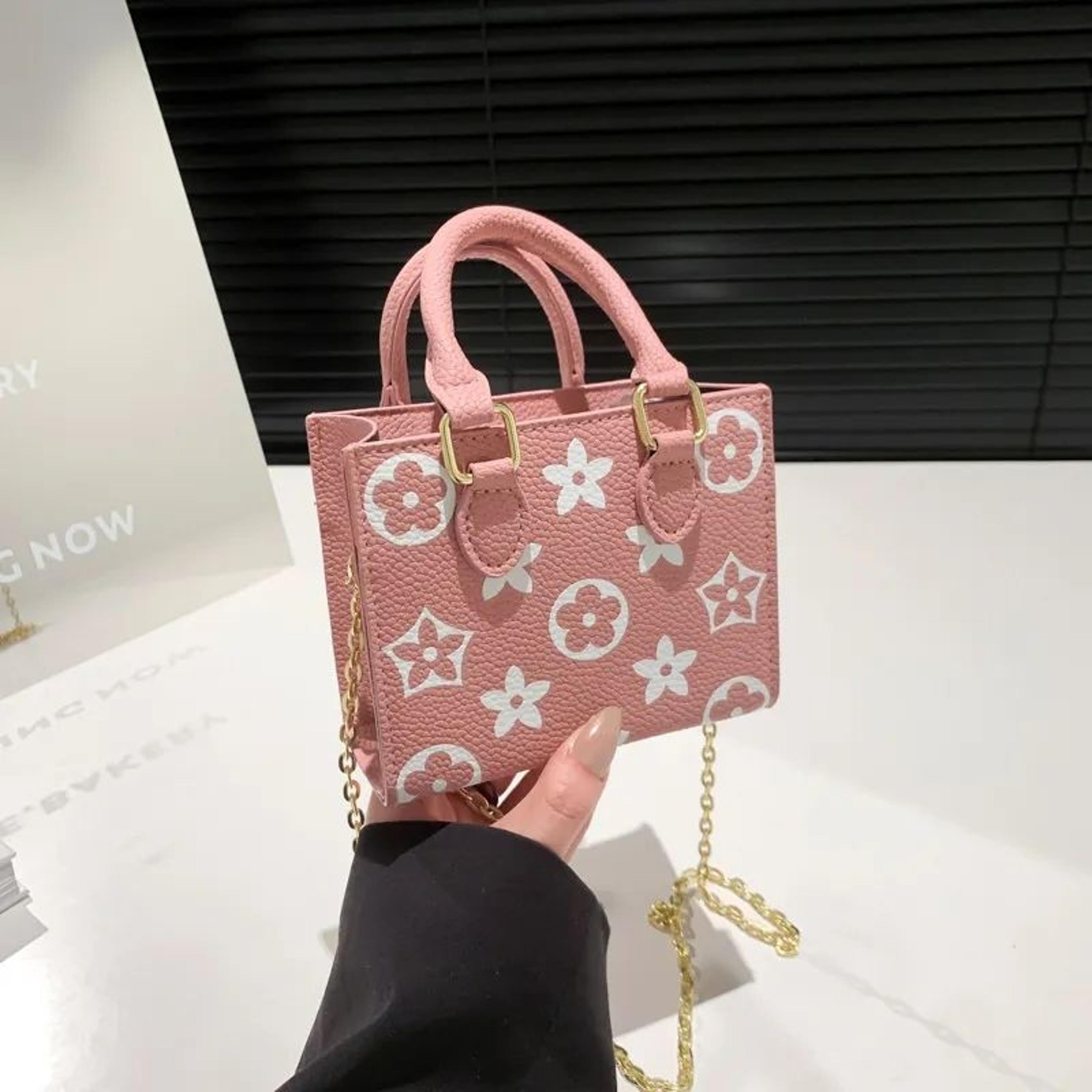french monogram tote bag for women square shoulder and crossbody purse