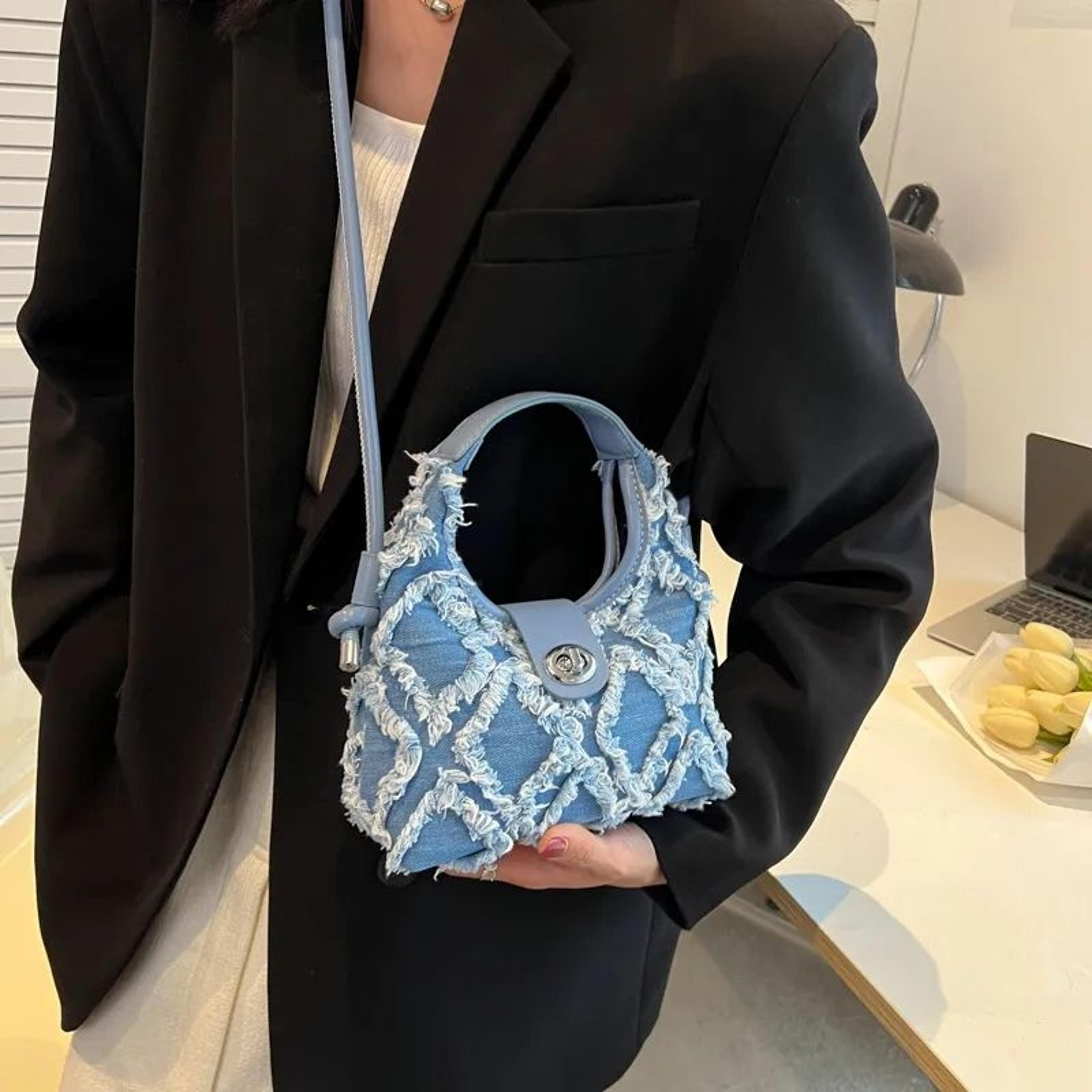 women printed boston crossbody handbag with pillow-style design