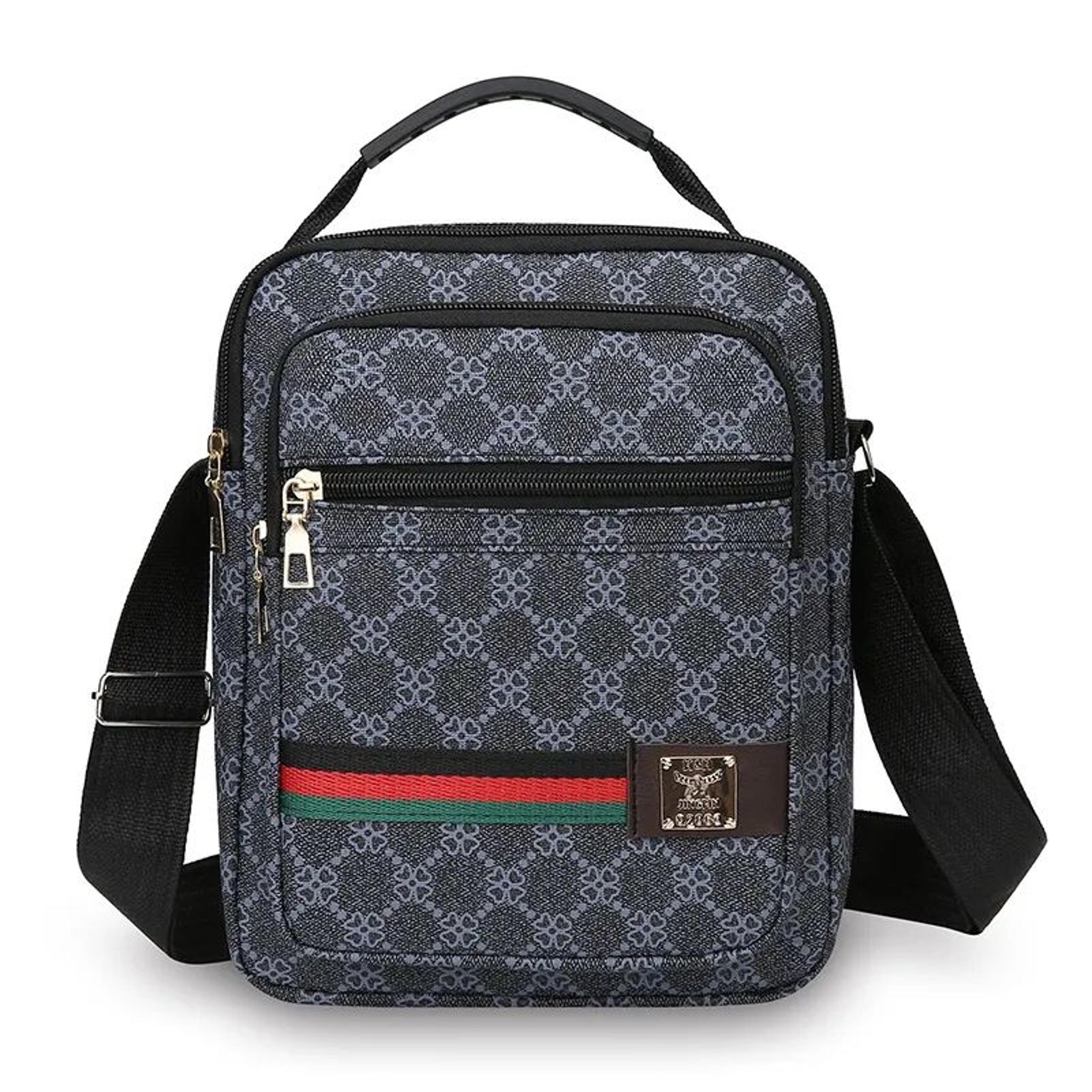 large capacity crossbody shoulder bag with multiple compartments for work and travel