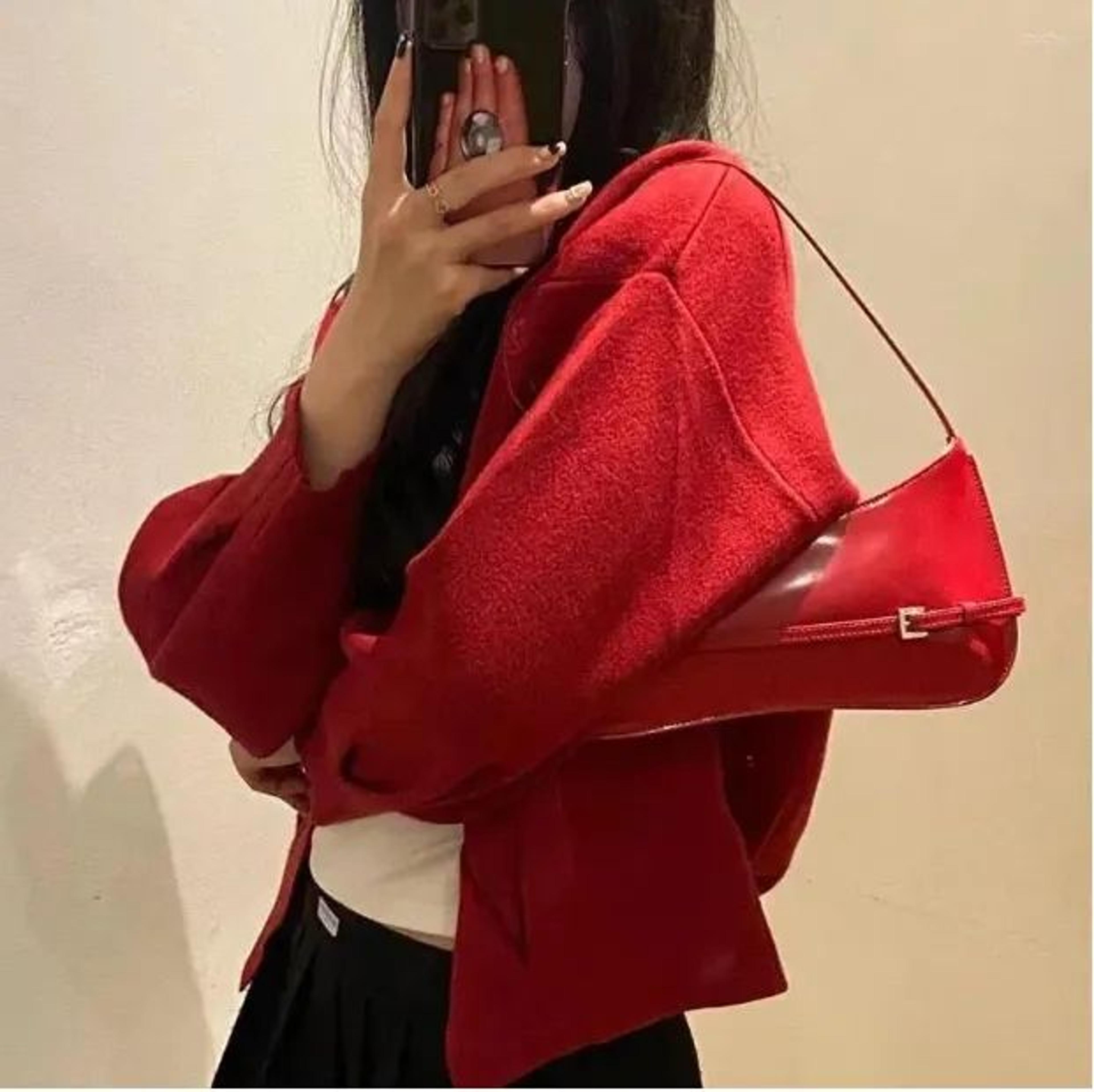 women's half moon handbag minimalist underarm evening purse