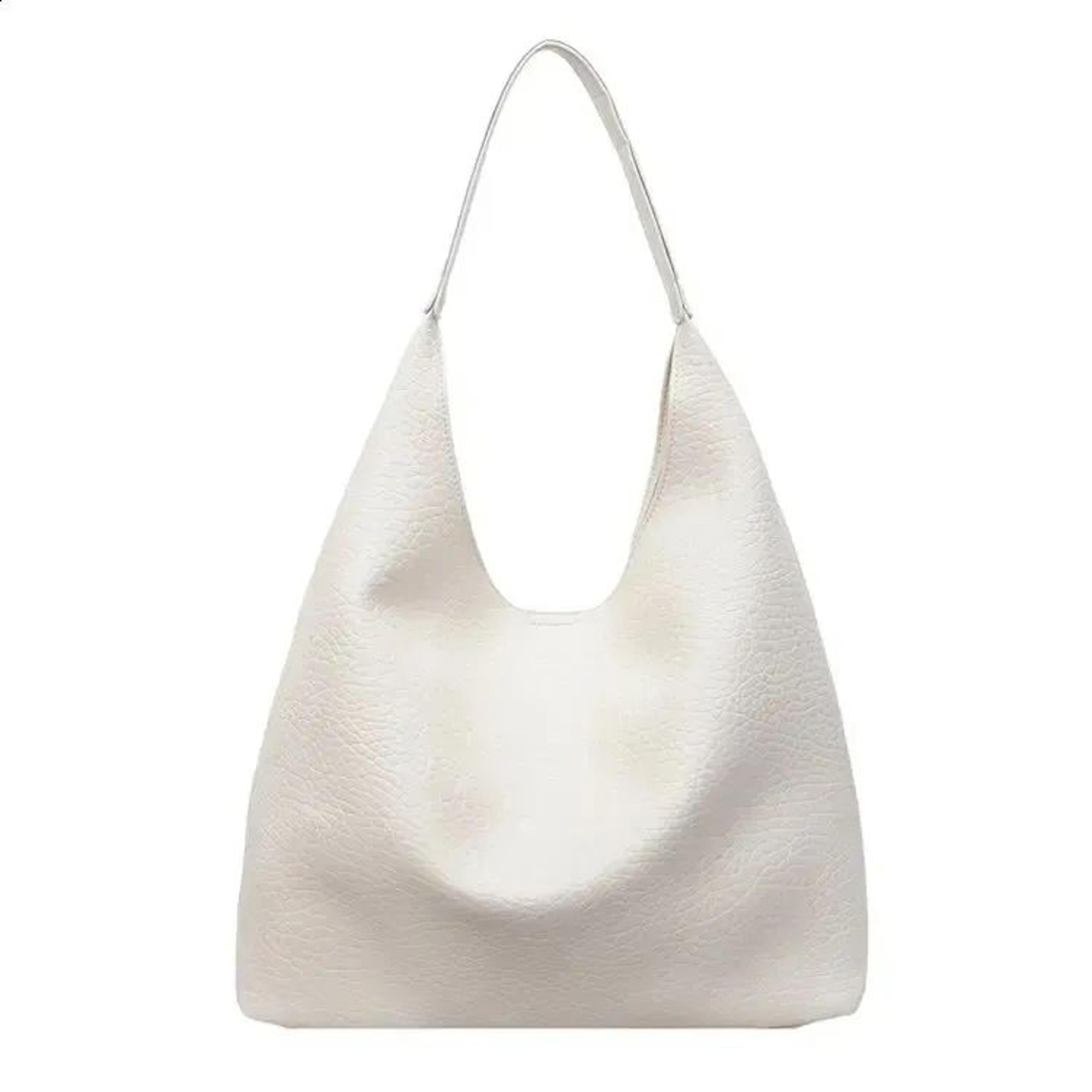 Womens Large Capacity Crescent Shoulder Bag With Single Strap 2