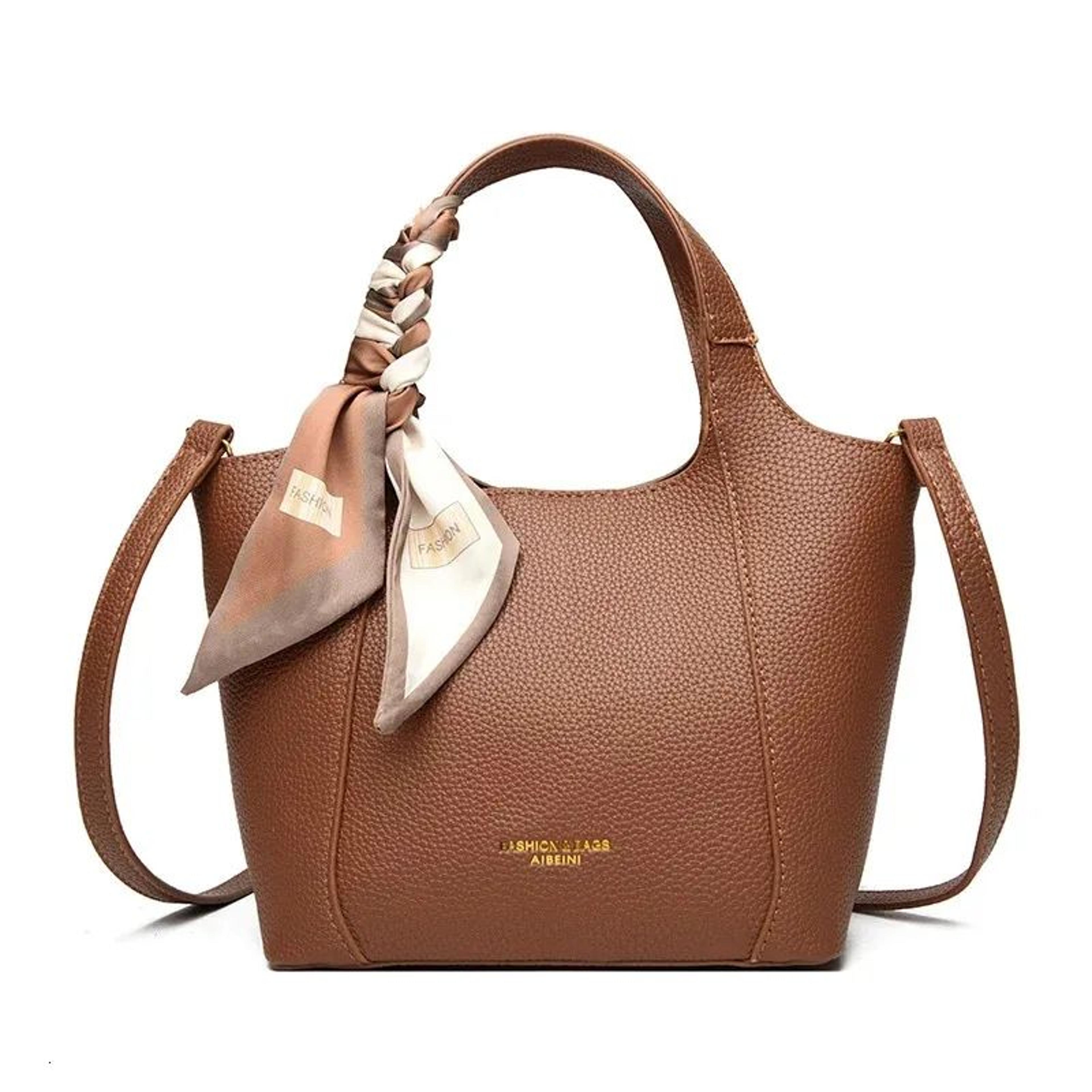 Womens Lightweight Bucket Bag With Adjustable Crossbody Shoulder Strap 3