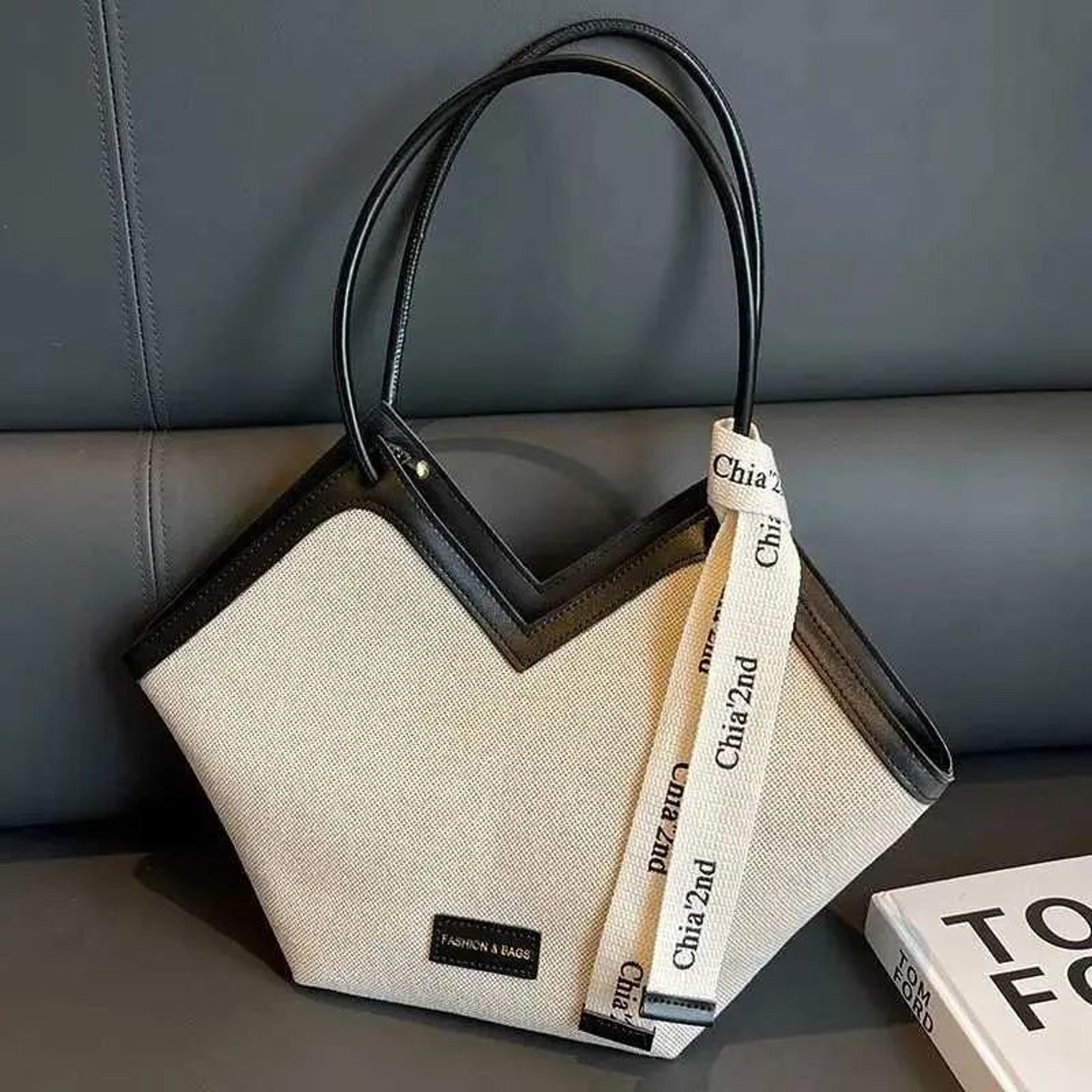 large canvas tote bag for women minimalist shoulder bag for work and college