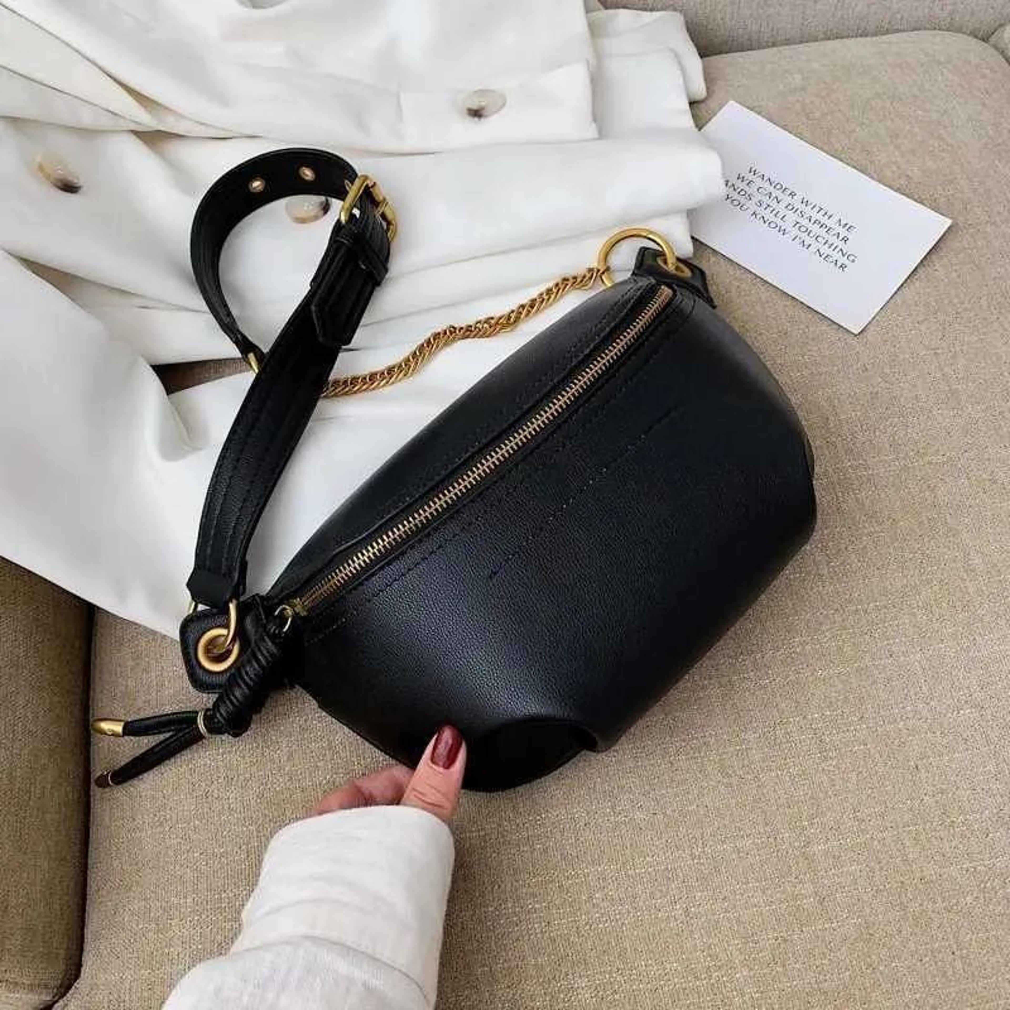 women white letter print belt bag and crossbody waist pack