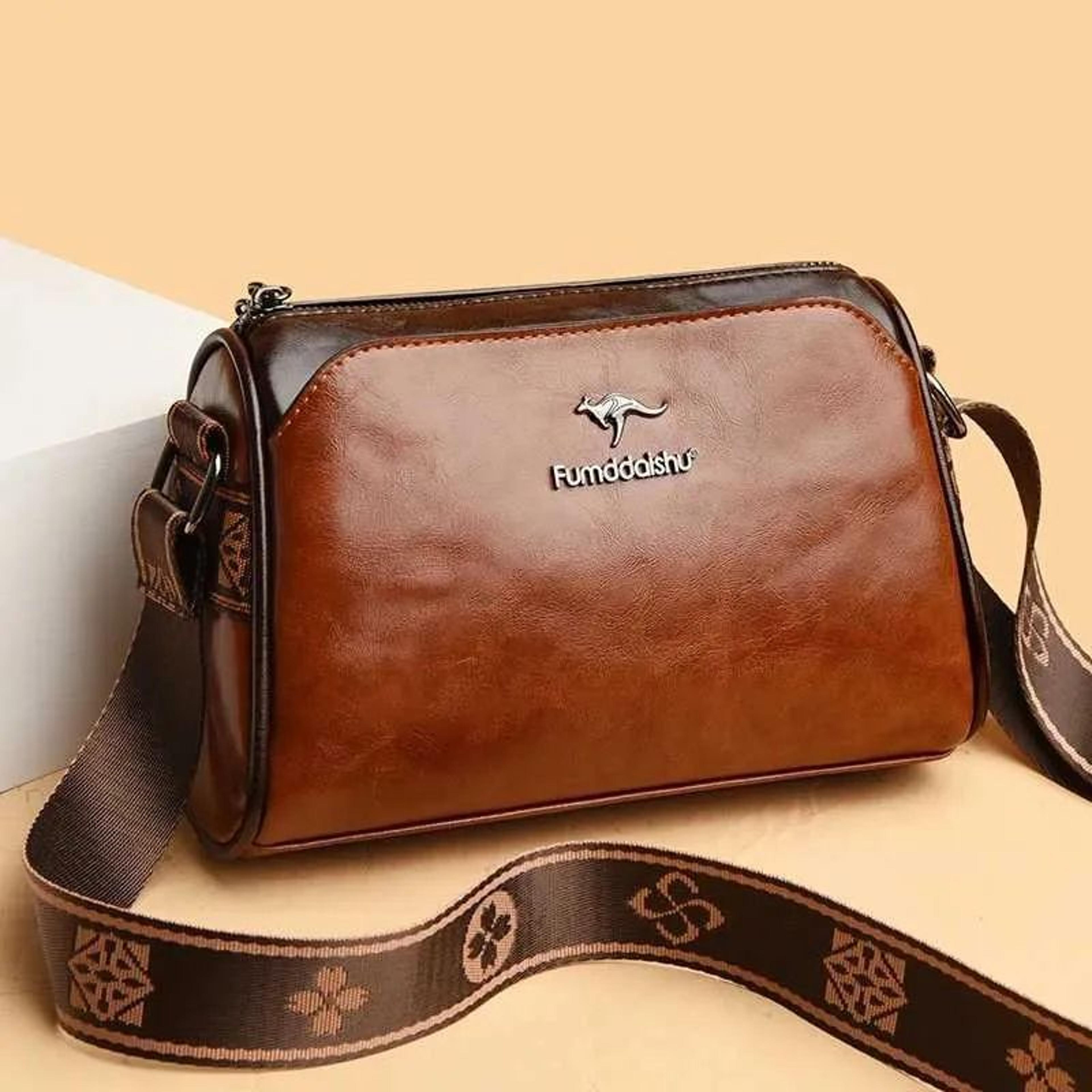 Genuine Leather Crossbody Wallet For Women With Adjustable Strap And Card Slots 5