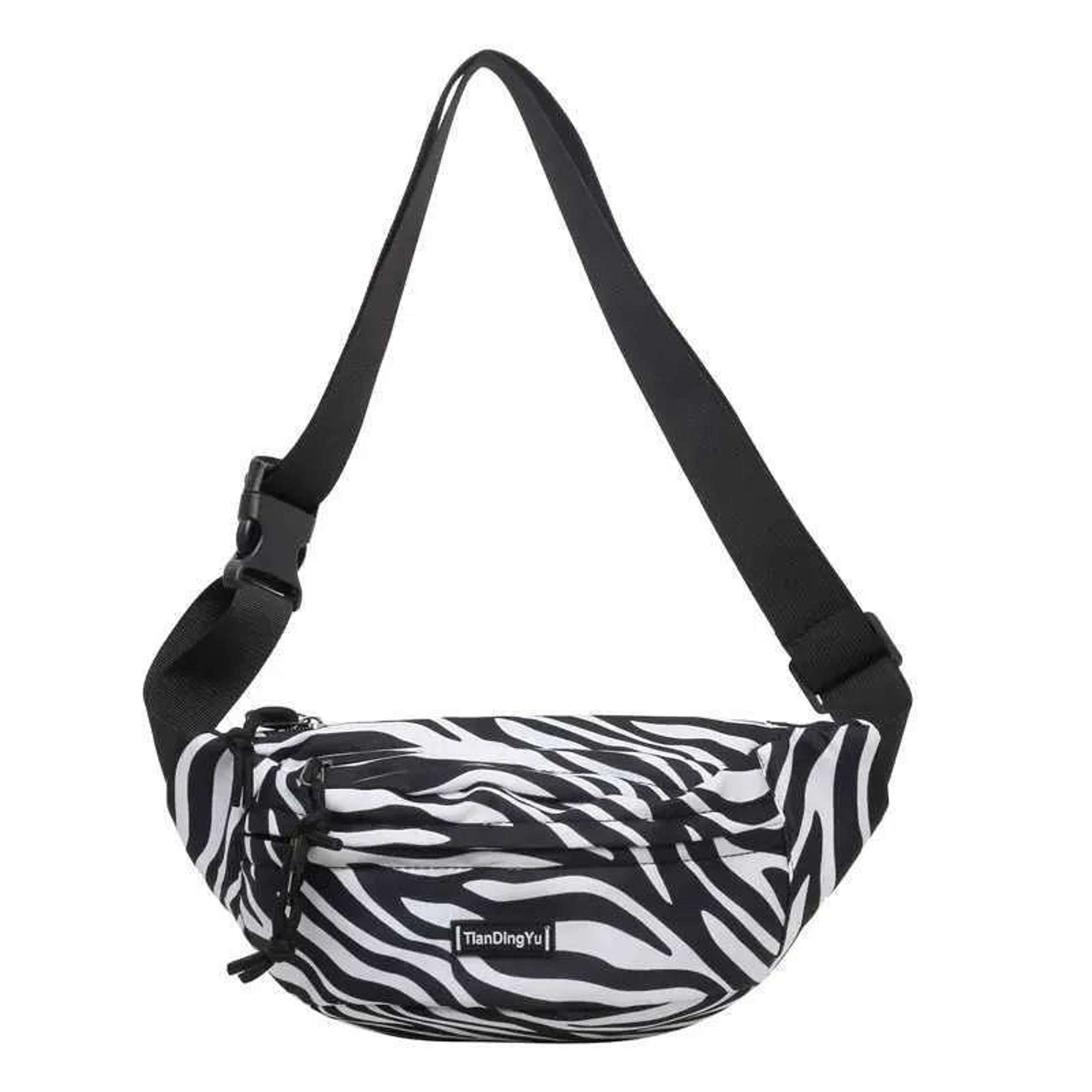 vintage leopard print fanny pack waist bag with adjustable strap