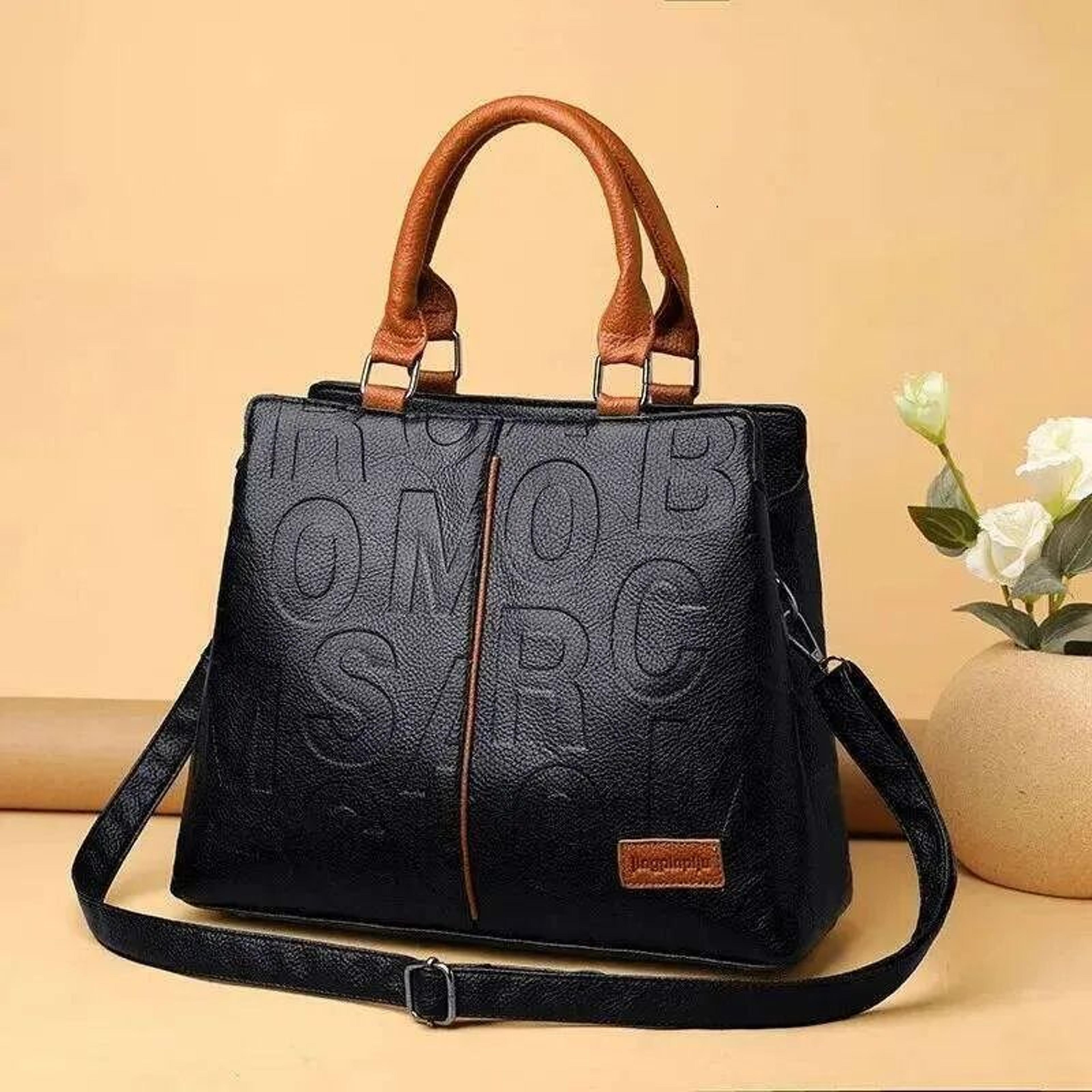 Women PU Leather Crossbody Shoulder Bag With Large Capacity For Travel 1