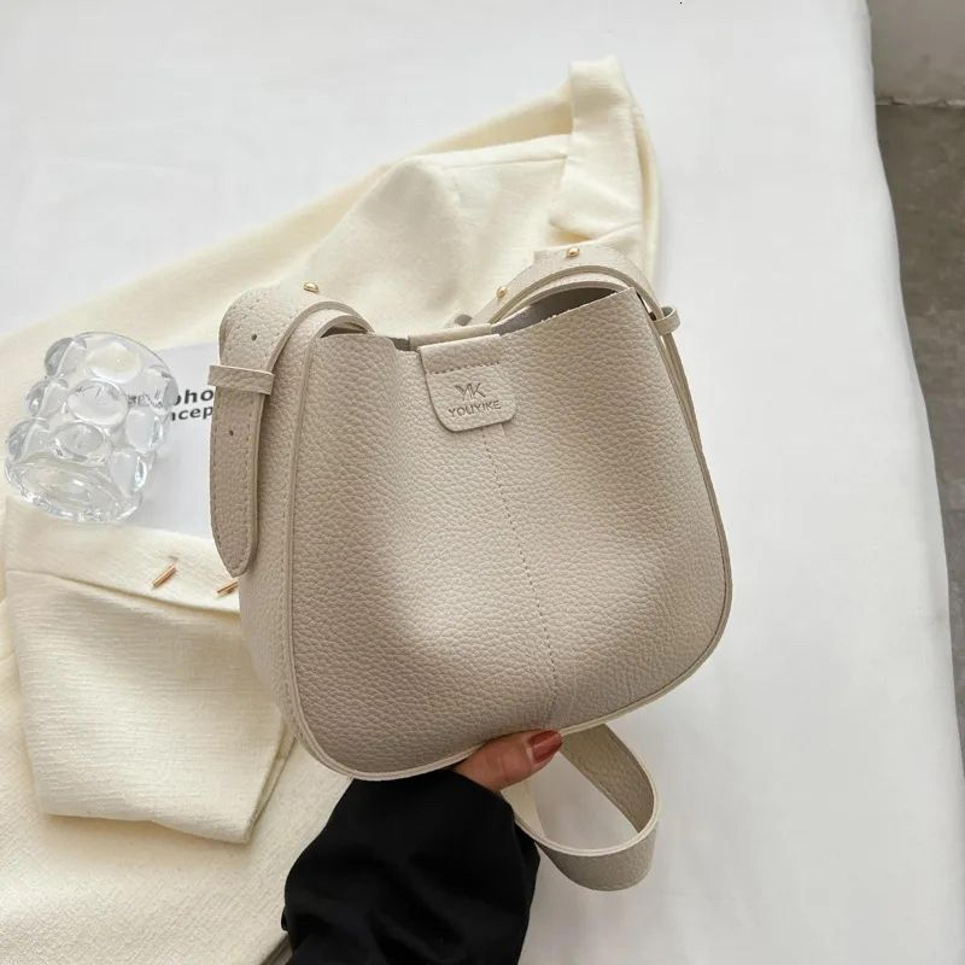 Women Small Bucket Bag With Textured Finish And Shoulder Crossbody Style 4