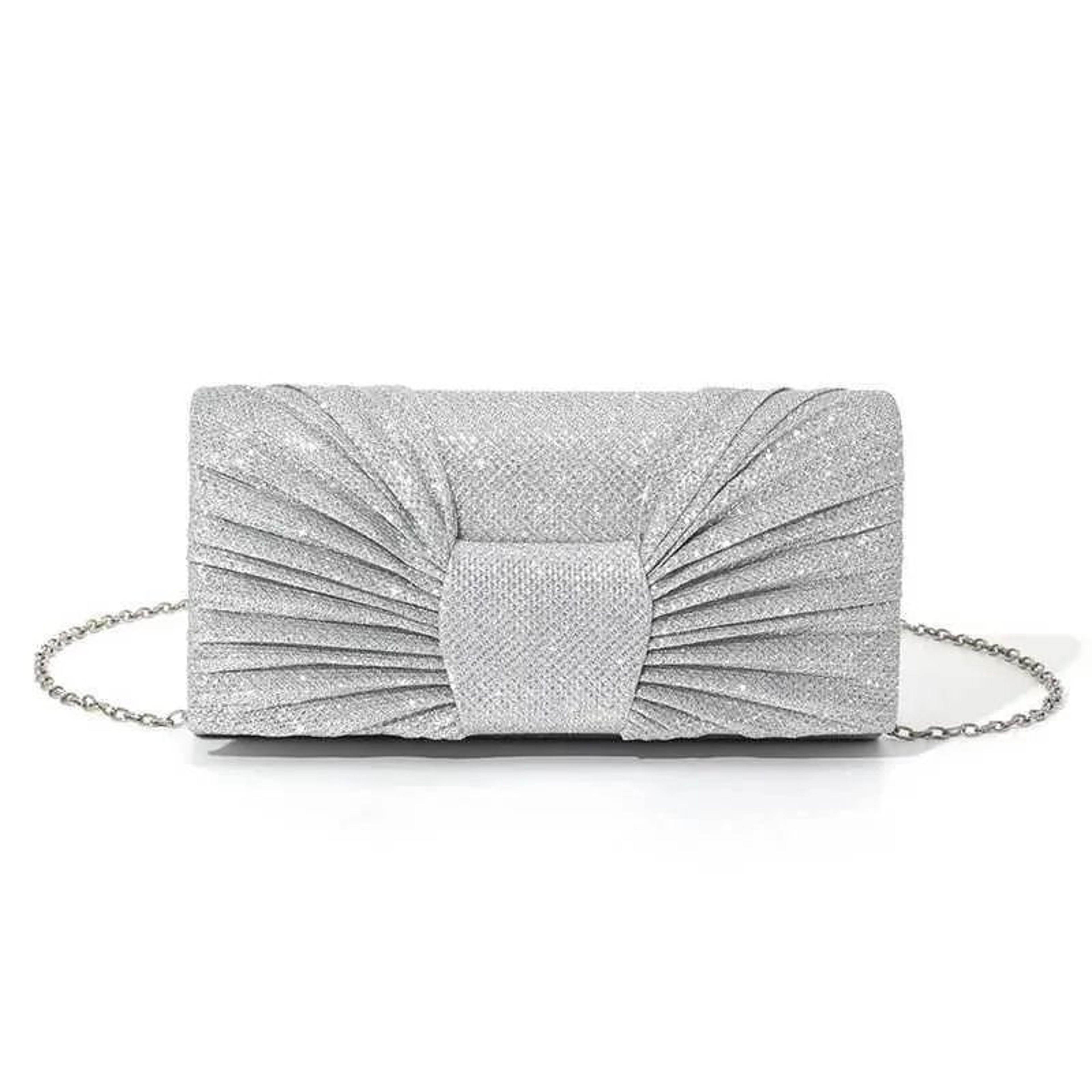 Womens Sequin Evening Shoulder Bag With Chain Strap For Weddings And Parties 1
