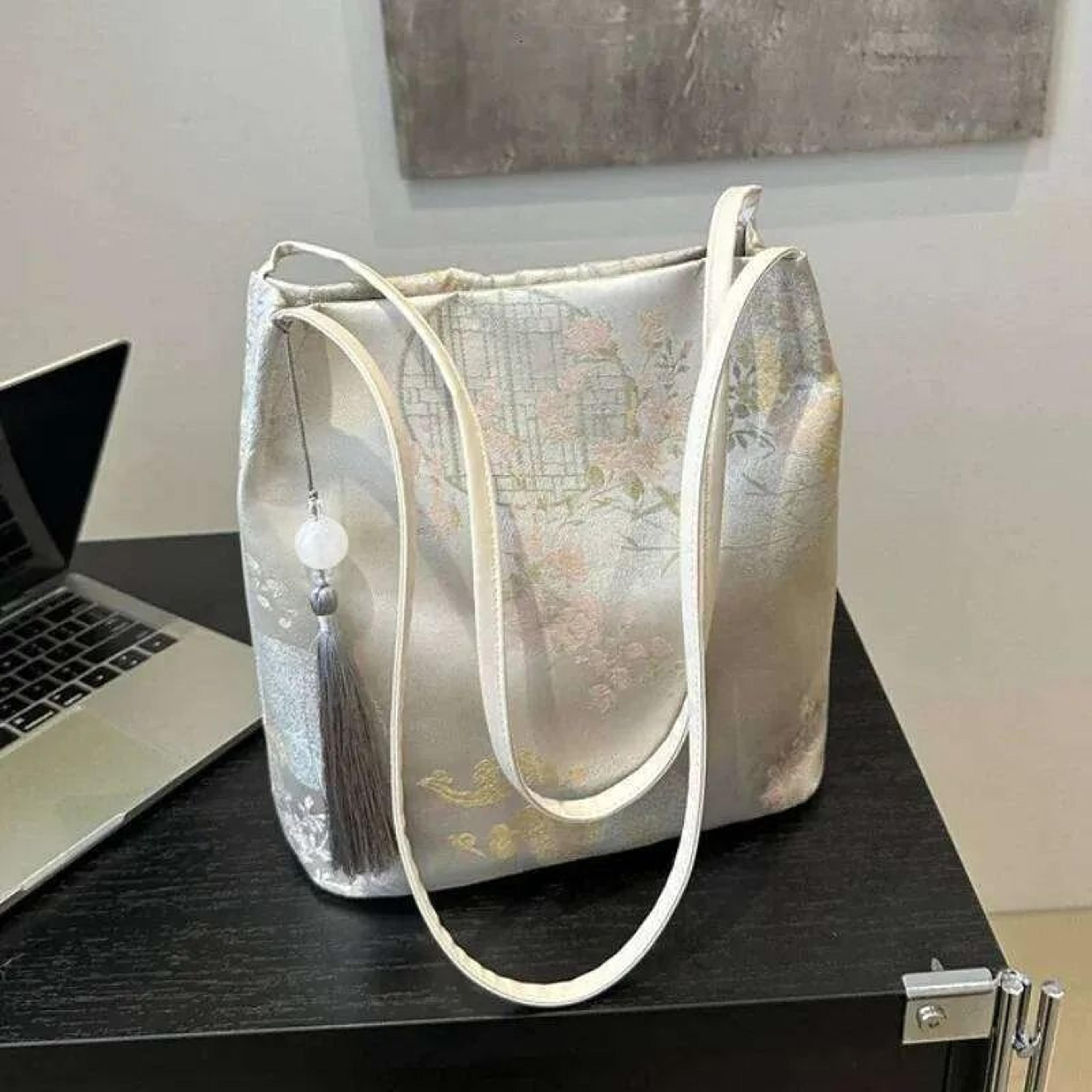 Women Large Capacity Retro Shoulder Tote Bag In Synthetic Leather 2