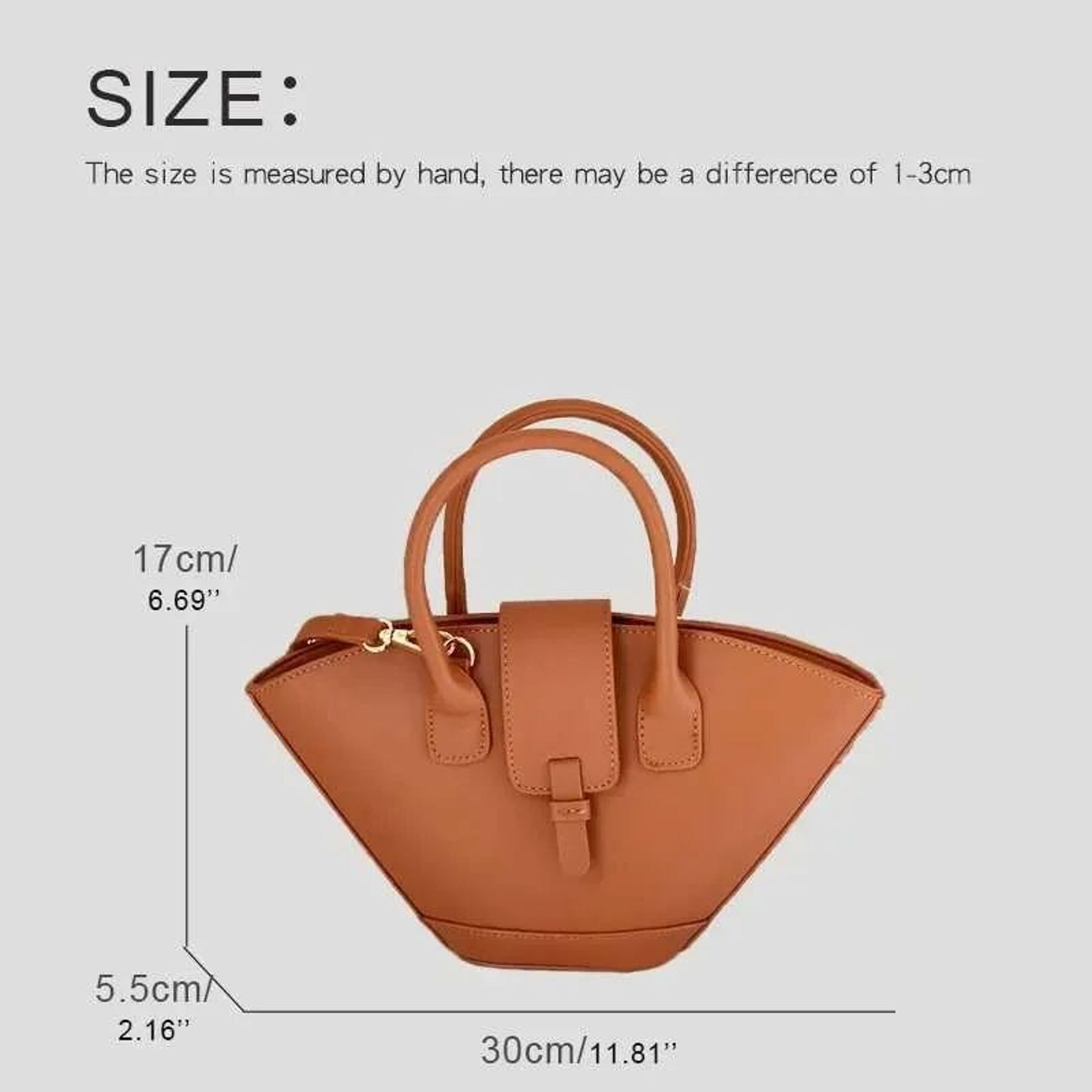 Vintage Shell Handbag For Women PU Leather Top Handle Shoulder Bag 3