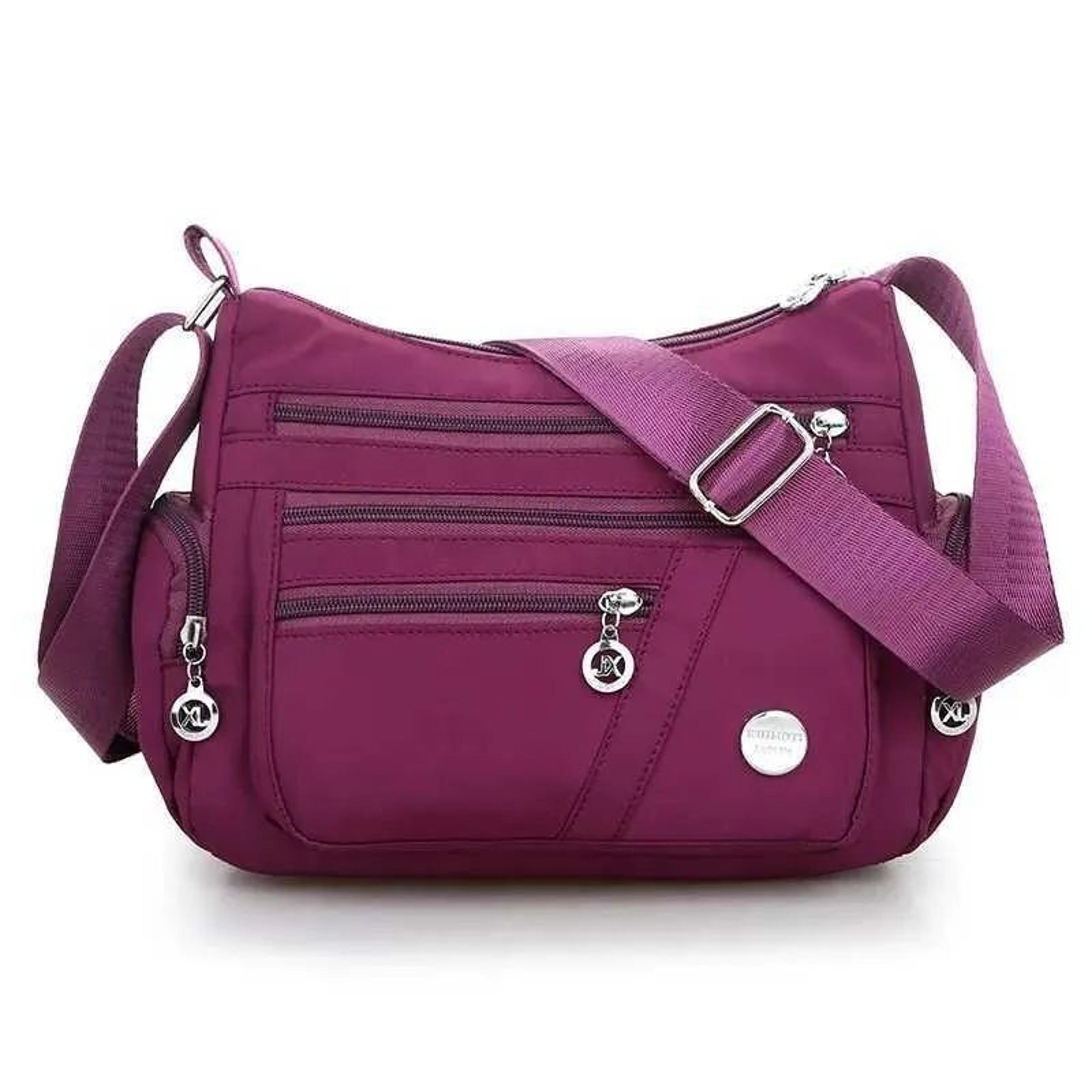 women nylon crossbody bag lightweight everyday shoulder handbag