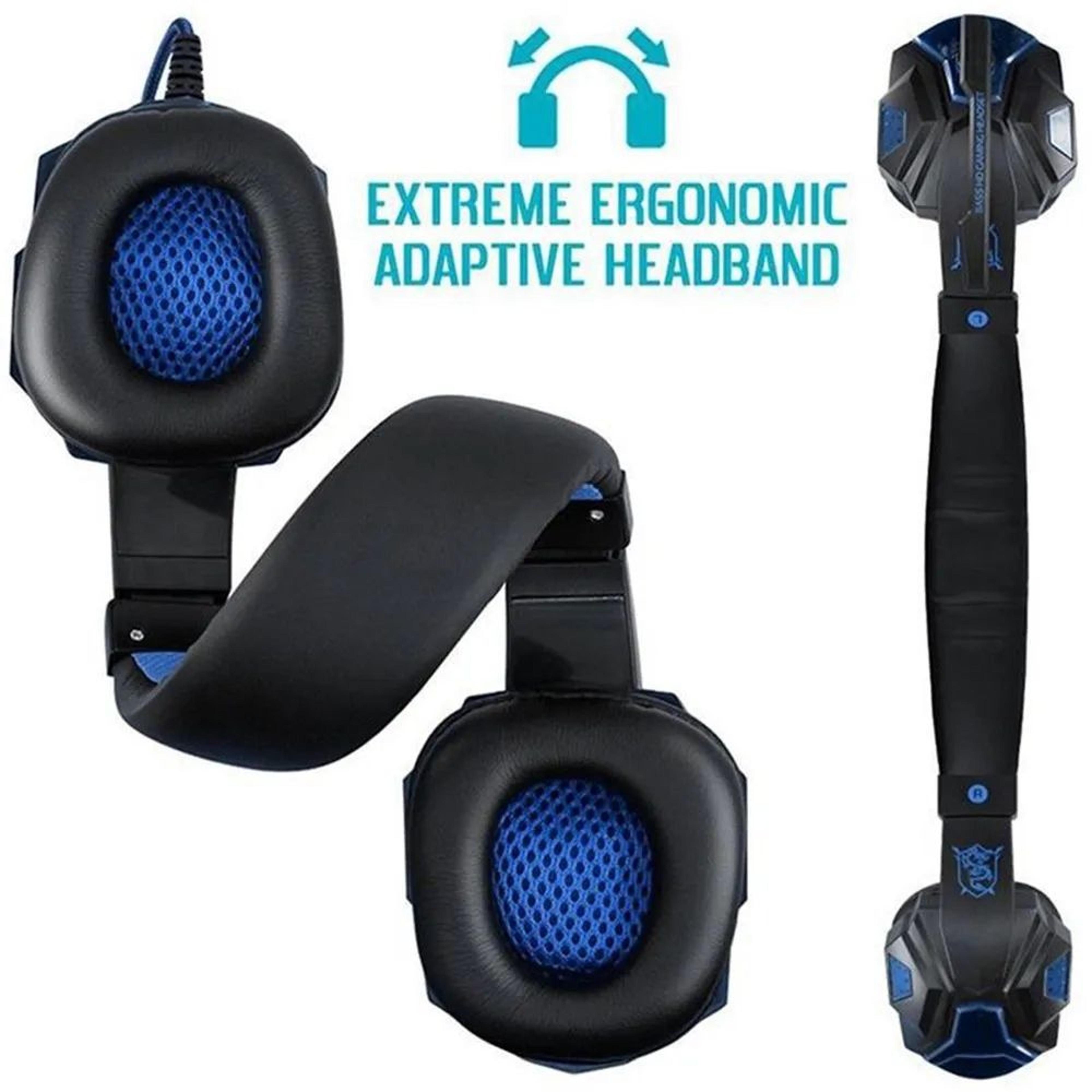 Wired Gaming Headset With NoiseCancelling Microphone For PS4 PS5 Xbox And PC 3