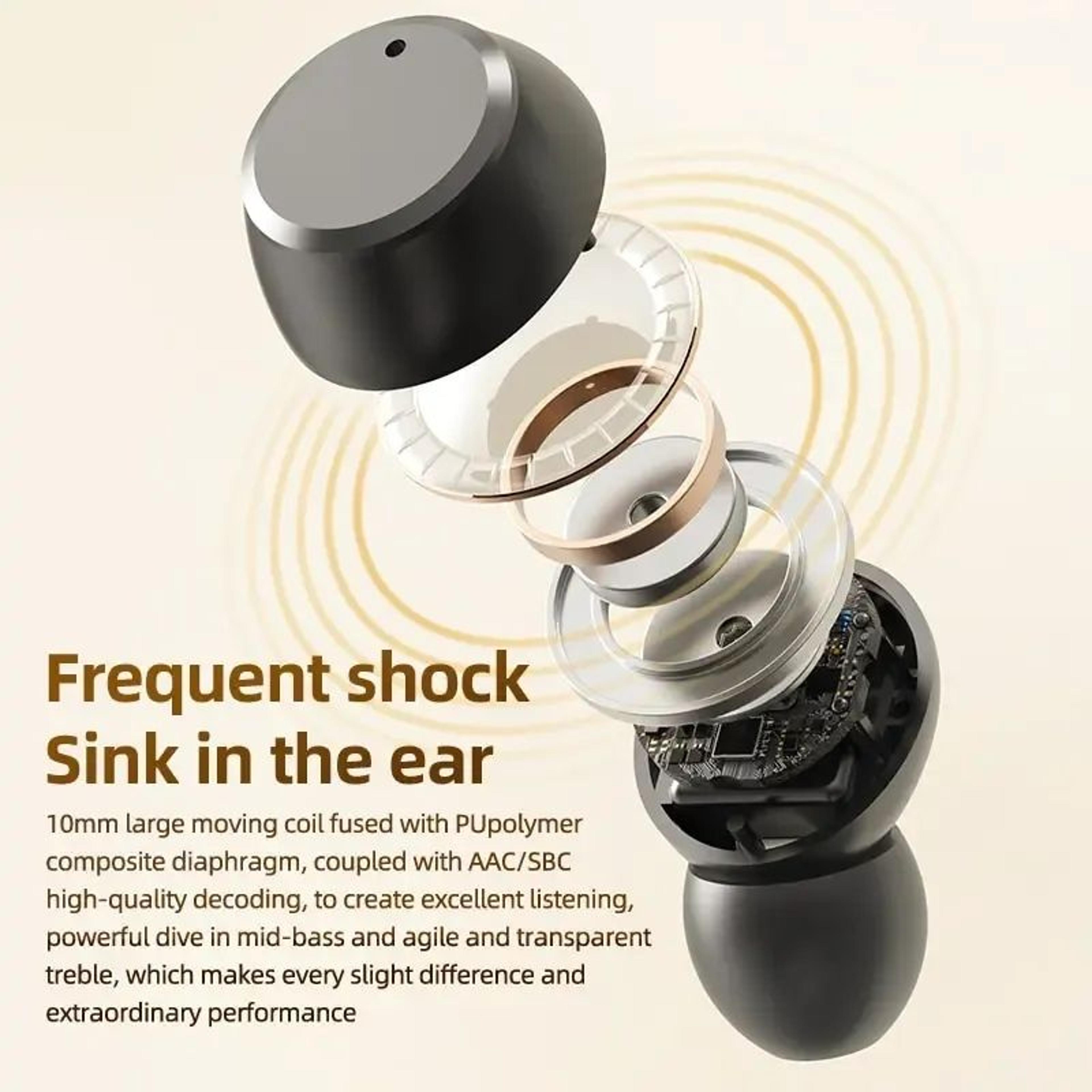 Wireless Bluetooth Earbuds With Touch Control And Digital Display 5