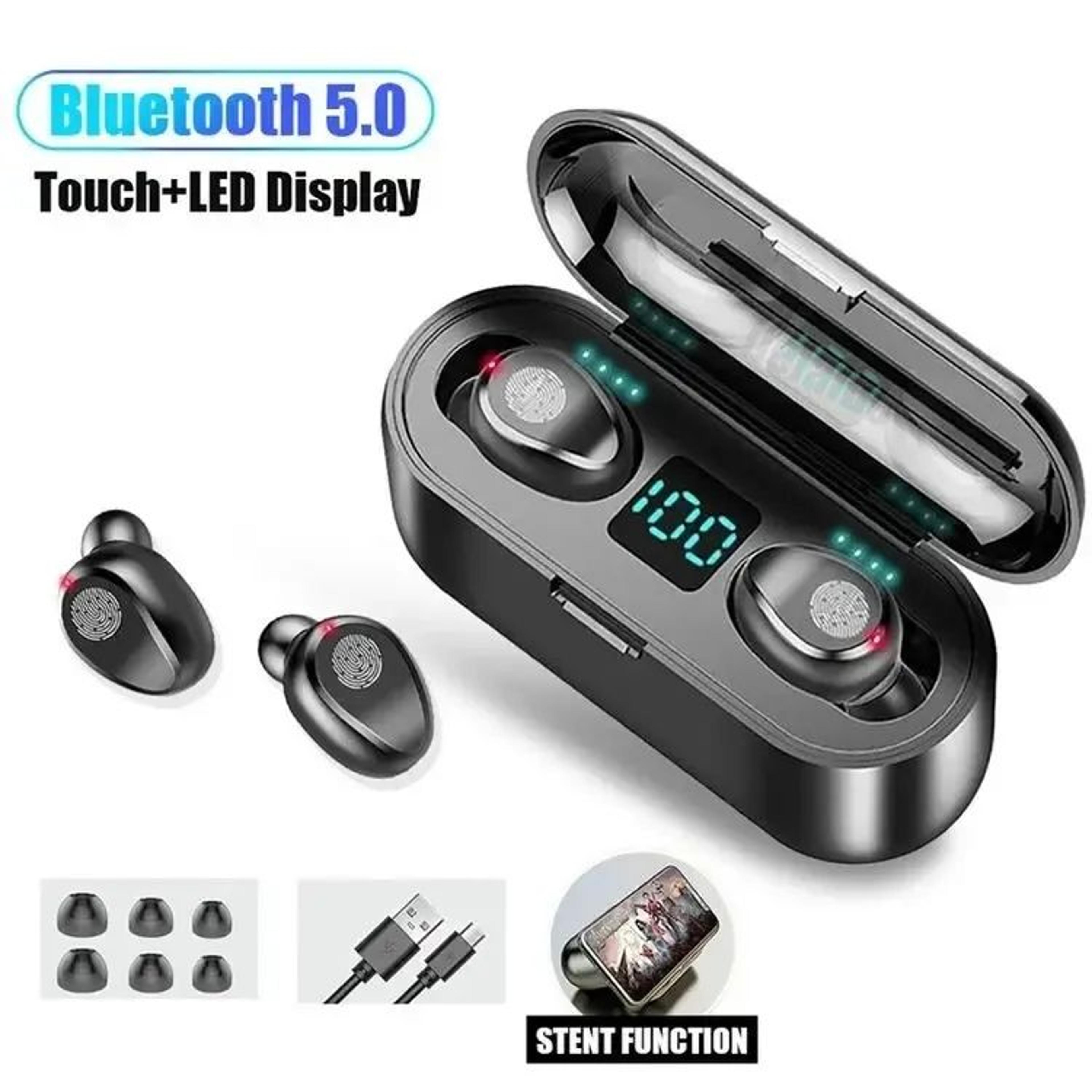 Wireless Bluetooth Earbuds With Charging Case And 9D Stereo Sound 1