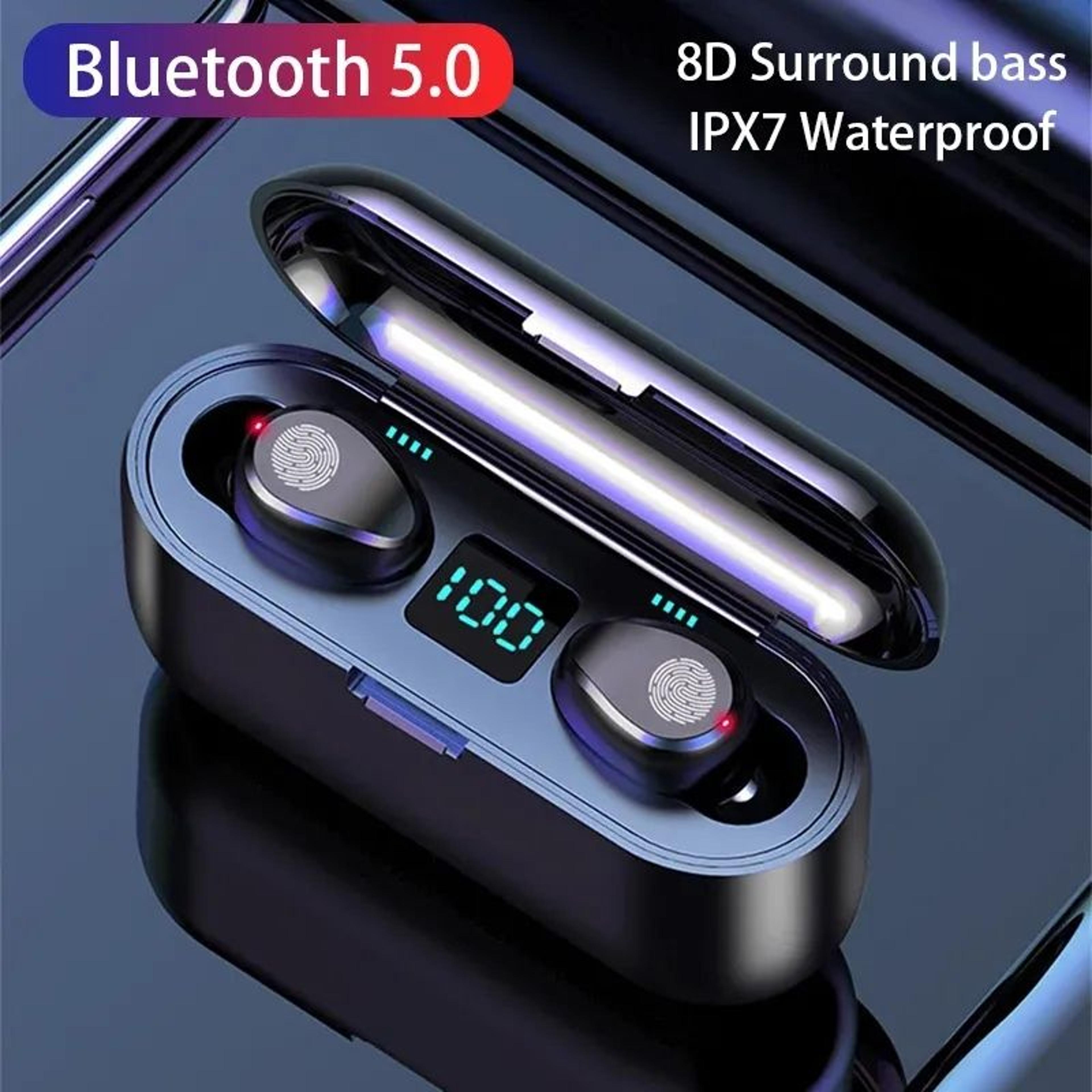 Wireless Bluetooth Earbuds With Charging Case And 9D Stereo Sound 3