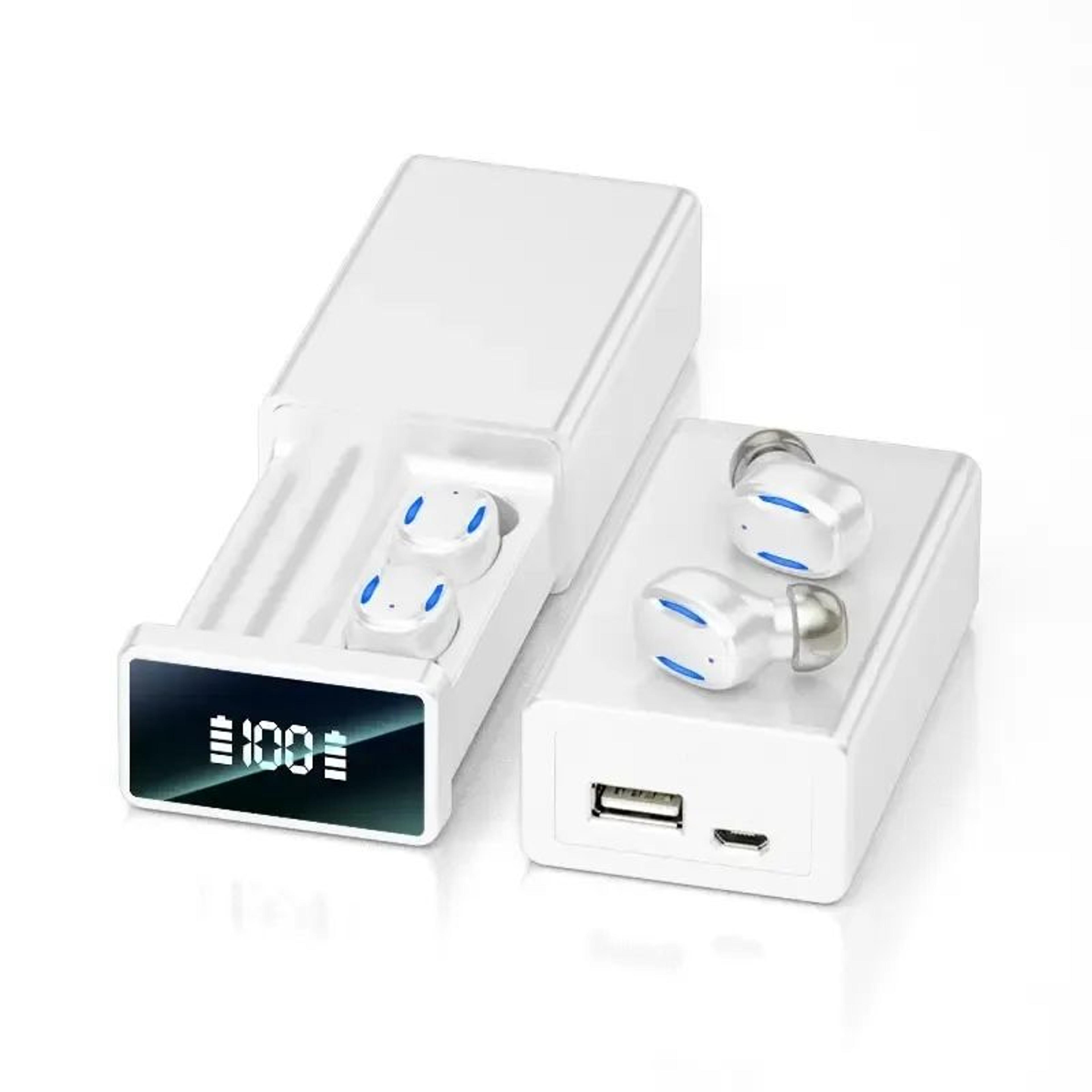 Wireless Bluetooth Earbuds With Design And LED Charging Case 1