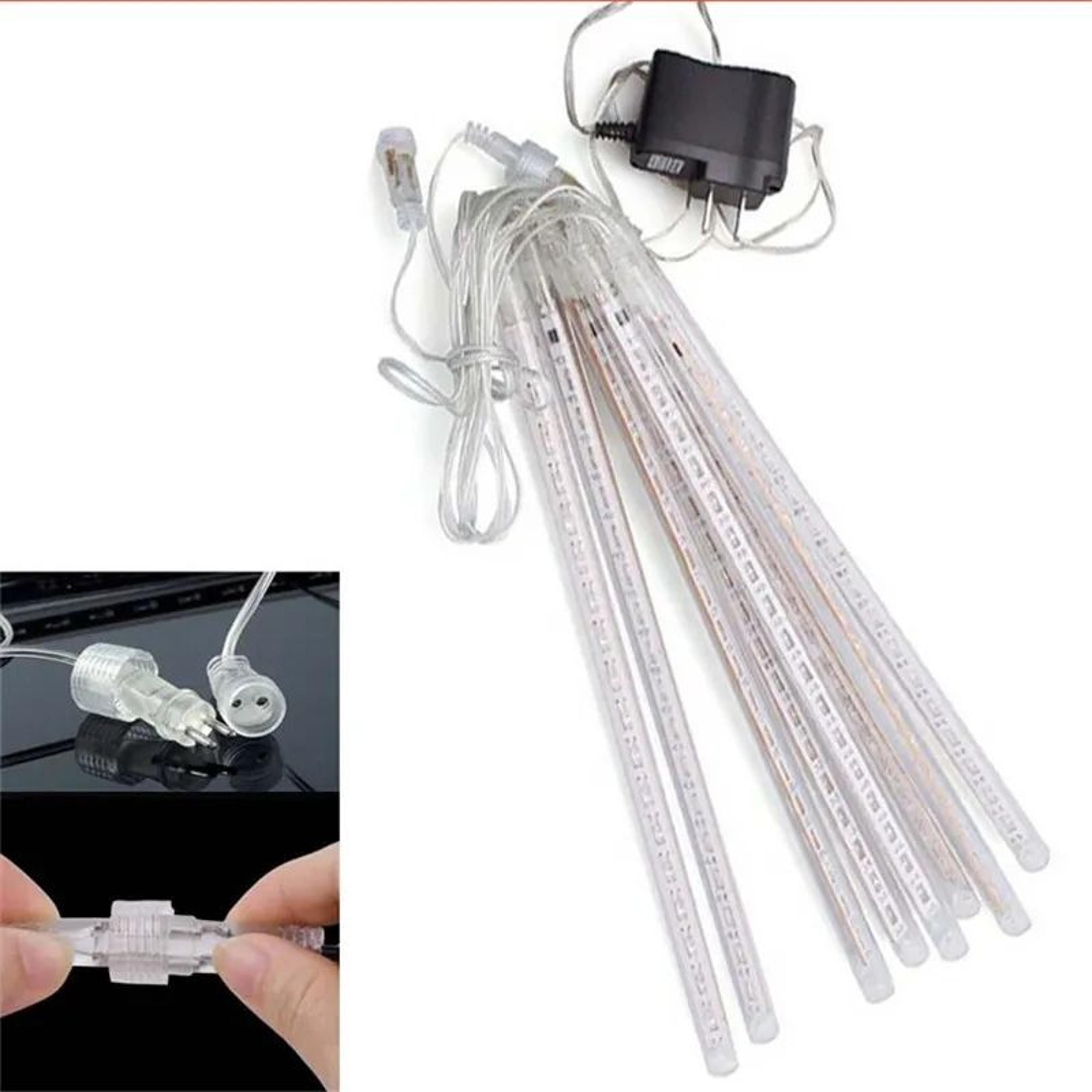 LED Meteor Shower Christmas Lights Outdoor Rain Tube String Lights Set 3