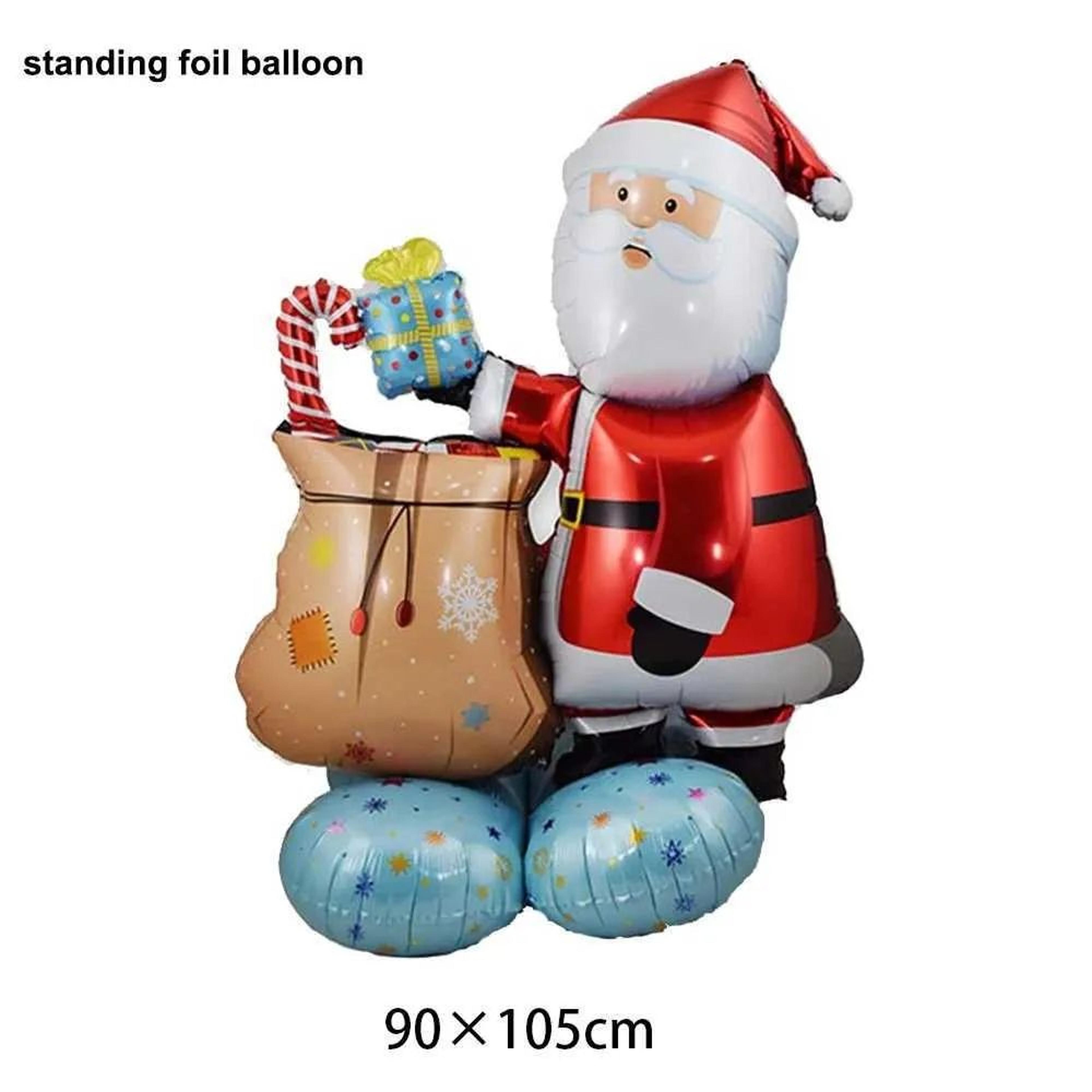 Inflatable Christmas Snowman Balloon Standing Foil Outdoor Yard Decoration 2