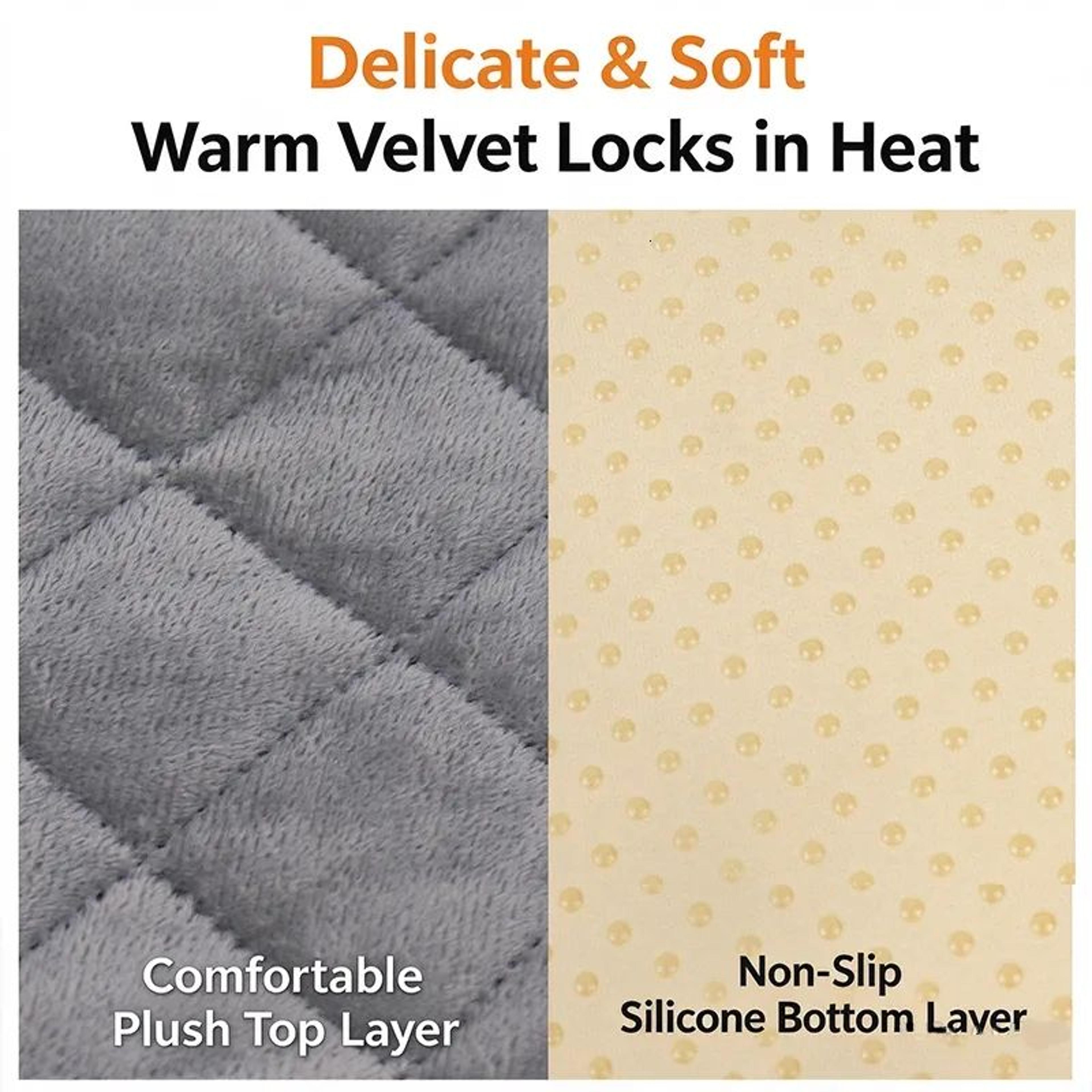 Electric Heated Seat Cushion With Smart Temperature Control And Timer 2