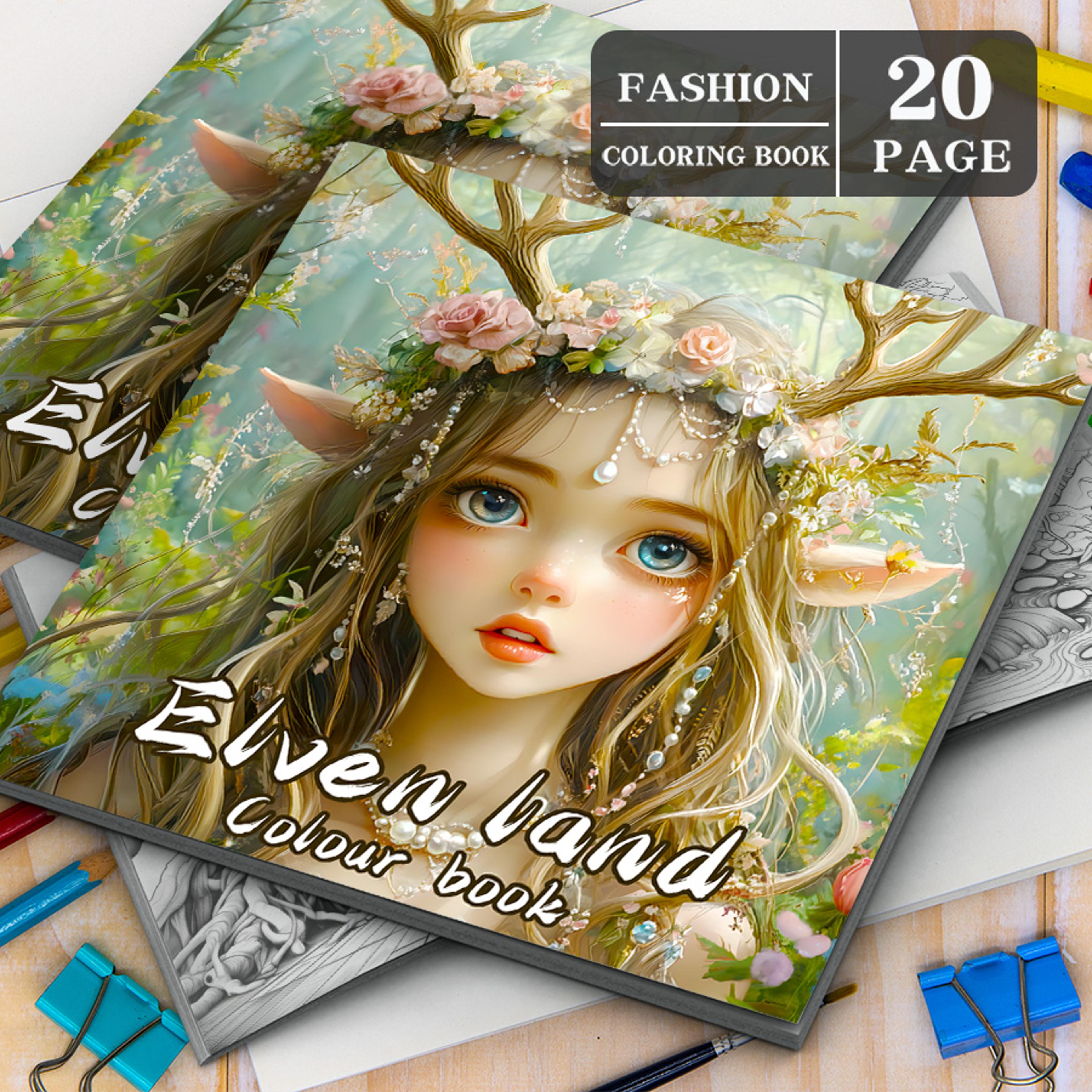 Art Enchanted Woodland Coloring Book Stress Relieving Forest Fairies Pixie Designs For Adult Mindfu 2