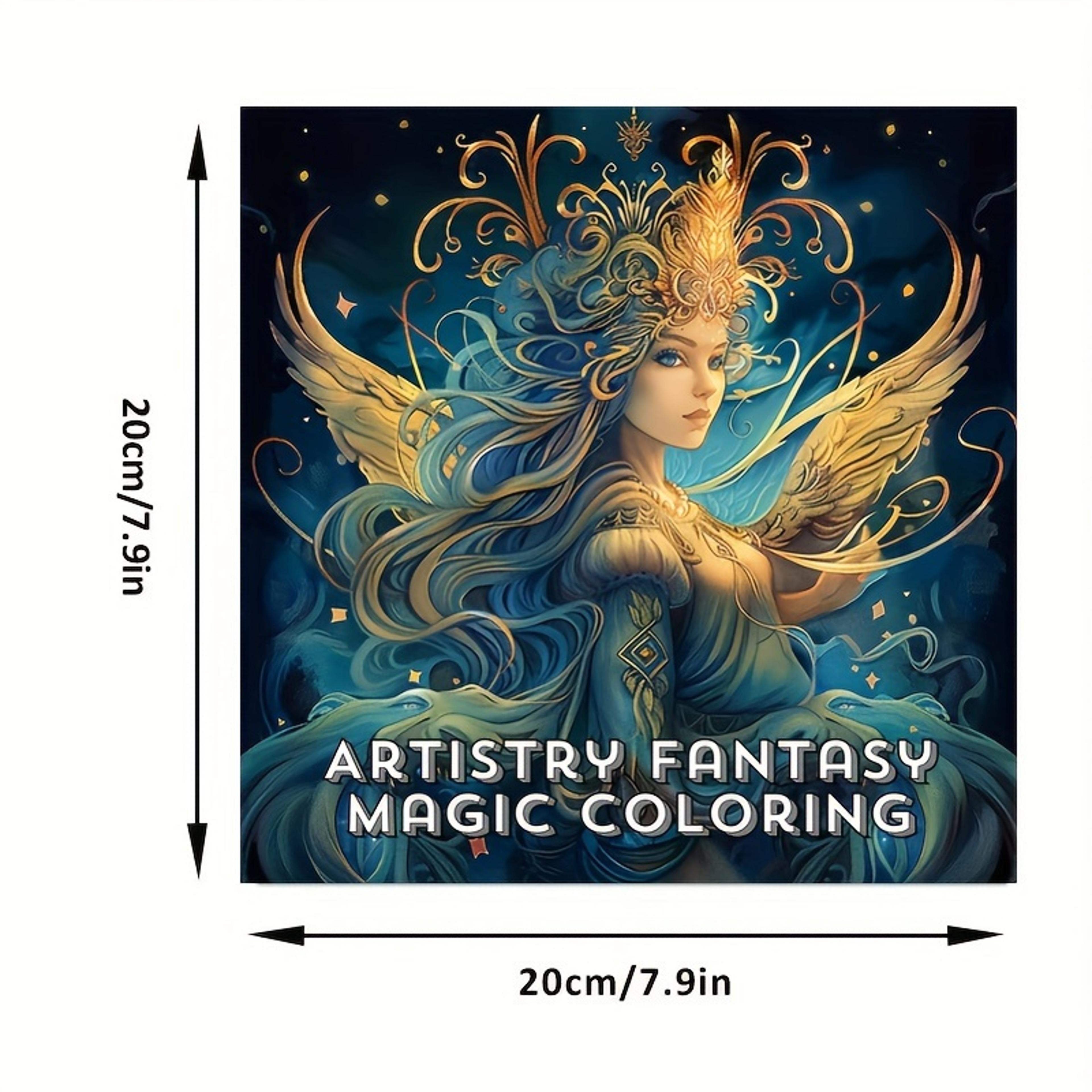 Artistry Fantasy Coloring Book For Stress Relief And Soothing Stress A Stress Reduction Colouring B 2