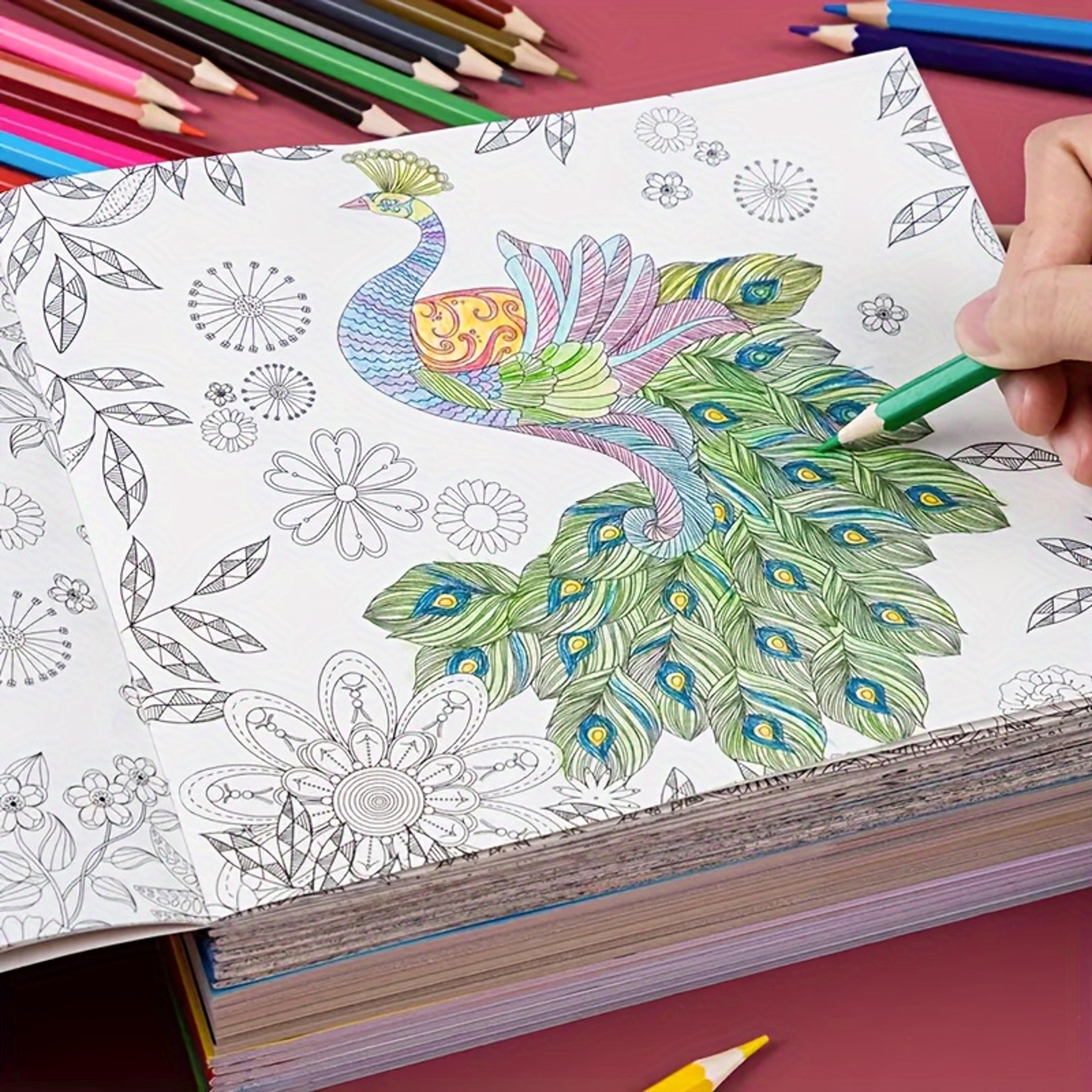 anti stress adult colouring book, random copy design for mindfulness and creativity