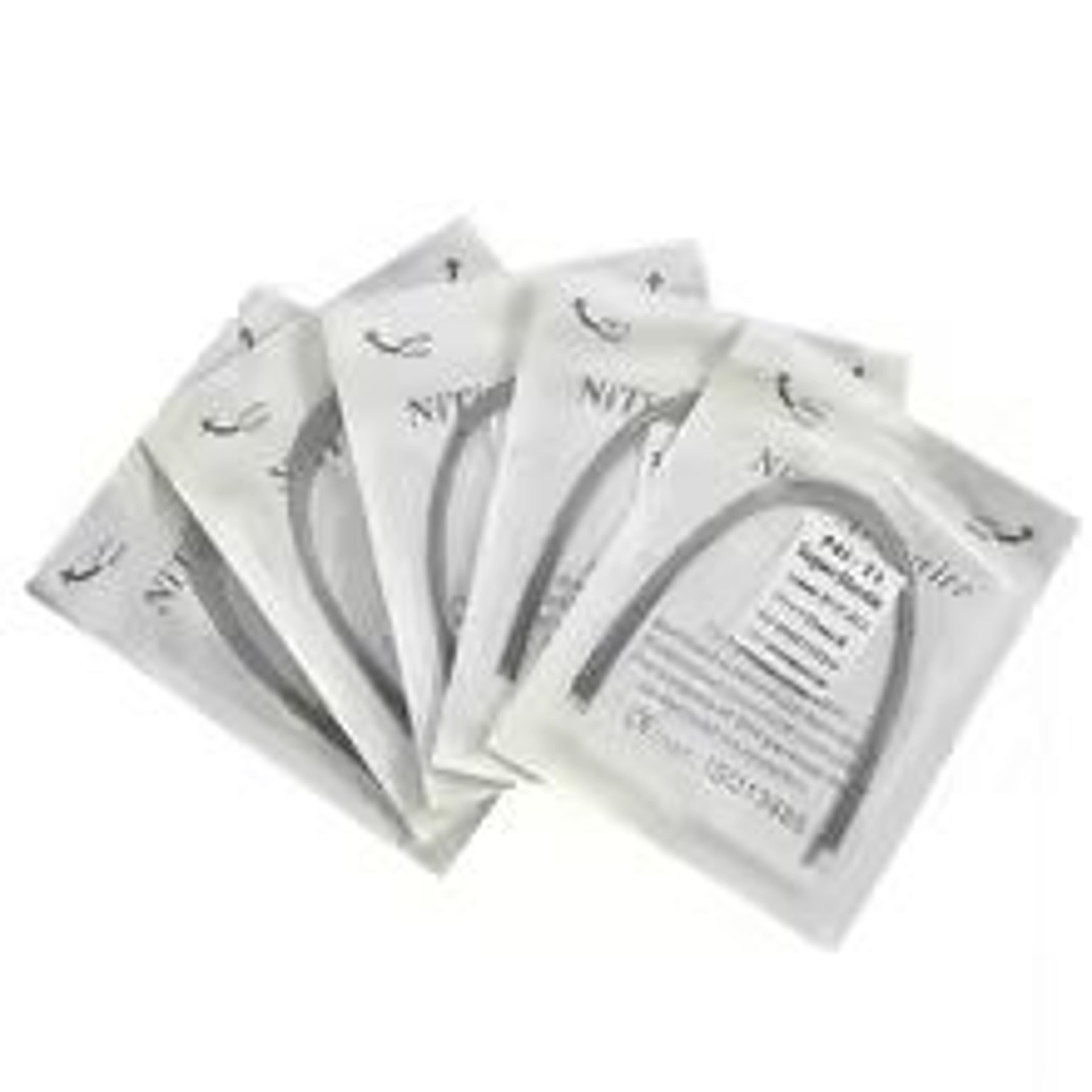 super-elastic niti orthodontic archwire set – 10 pcs (multiple sizes)