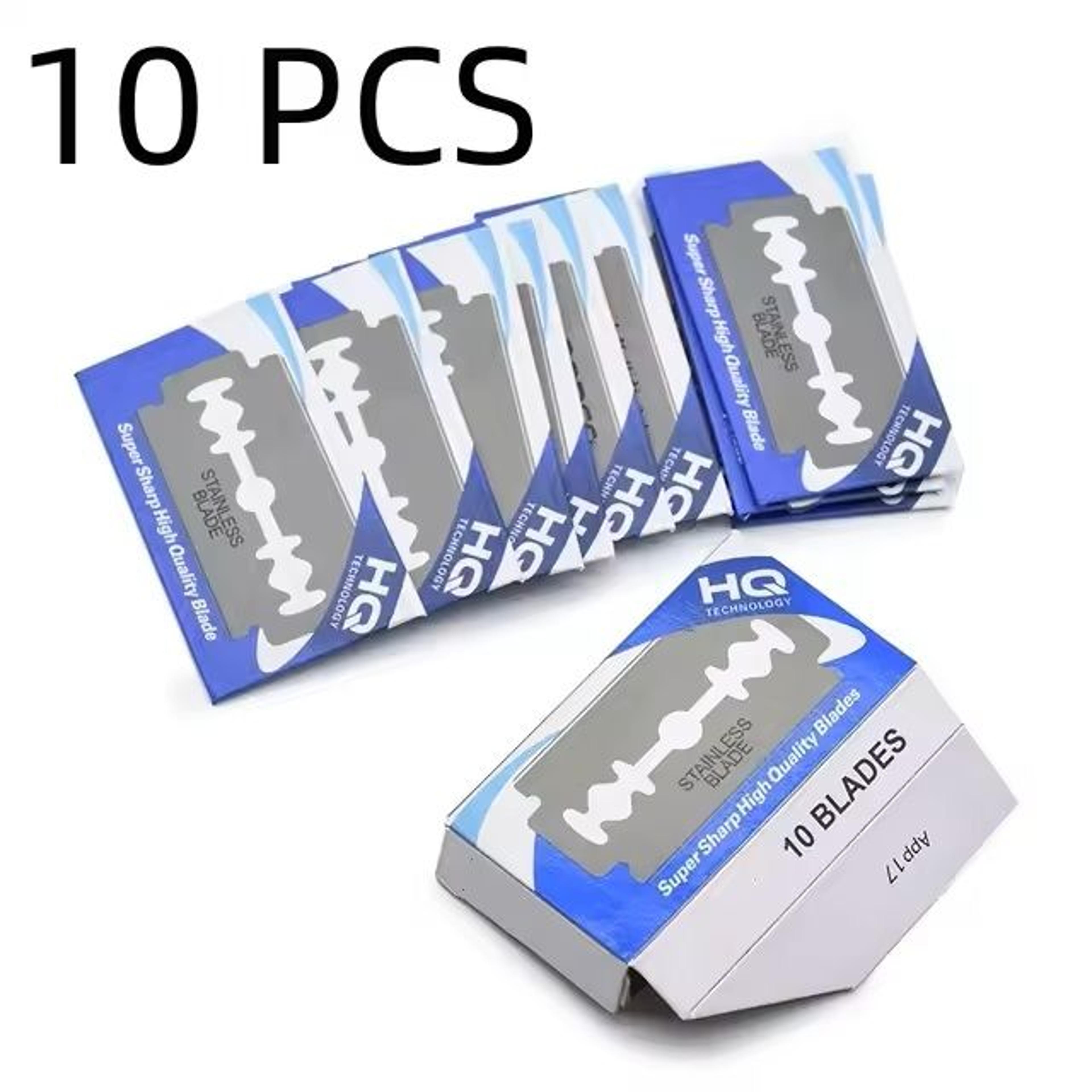 Folding Double Edge Safety Razor For Men With 10 Stainless Steel Blades 4