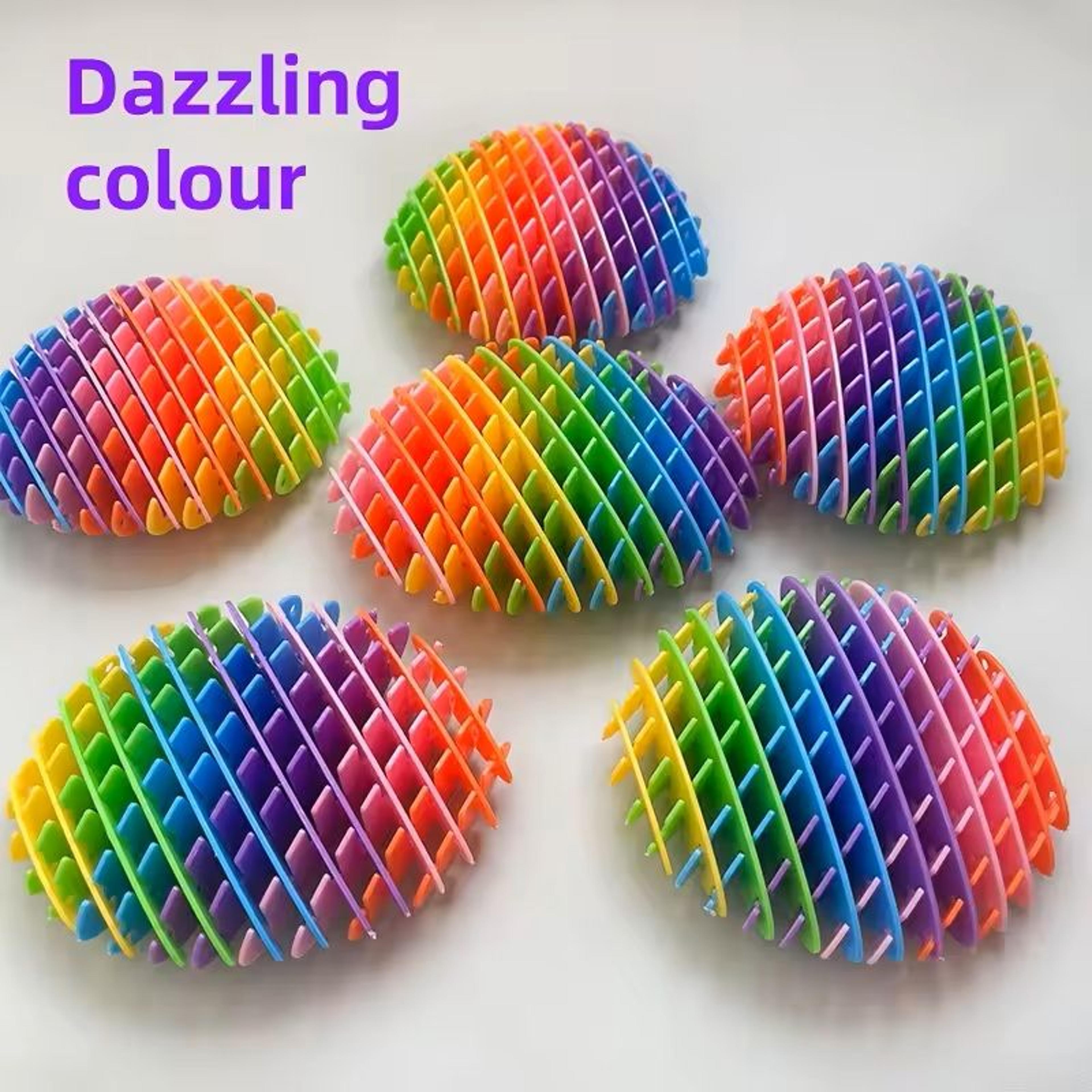 3d elastic worm net pop-it toy stress relief fidget & puzzle bouncy sensory toy