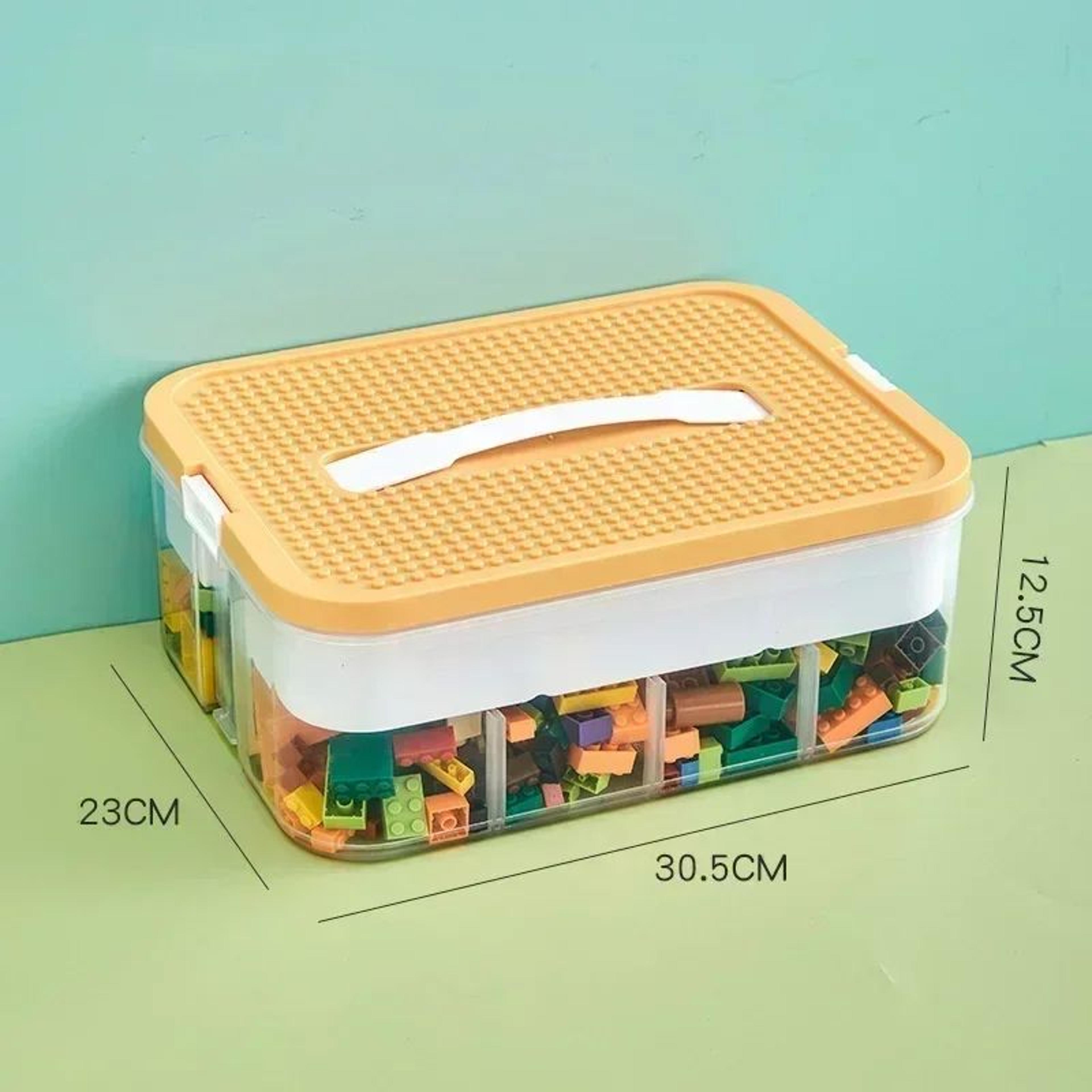 Transparent Stackable LEGO Storage Box  Dustproof  Moisture Proof Plastic Organizer For Kids Buildi 5