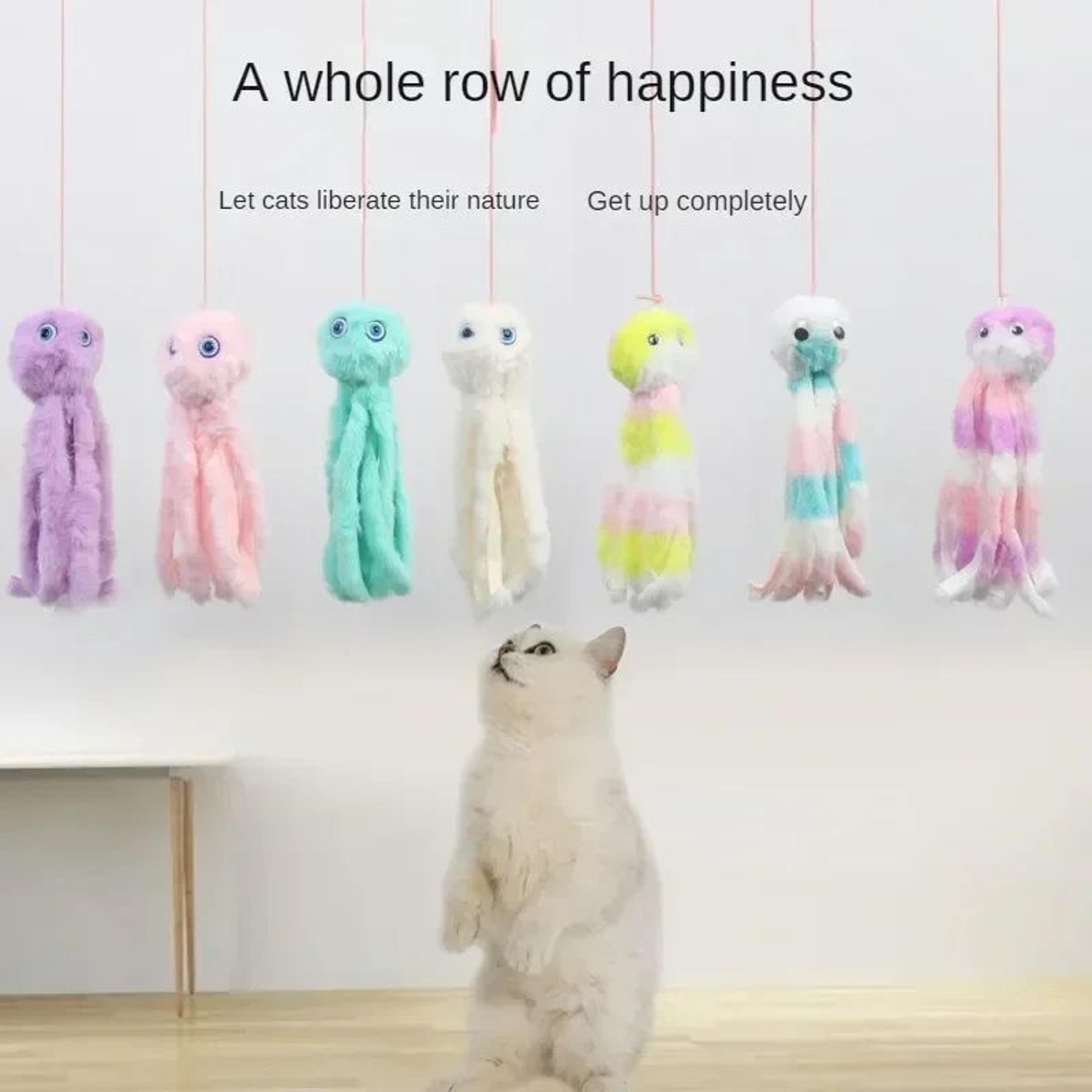Hanging Door Bungee Cat Toy  Elastic Swing Teaser For SelfPlay Boredom Relief  Indoor Exercise 3