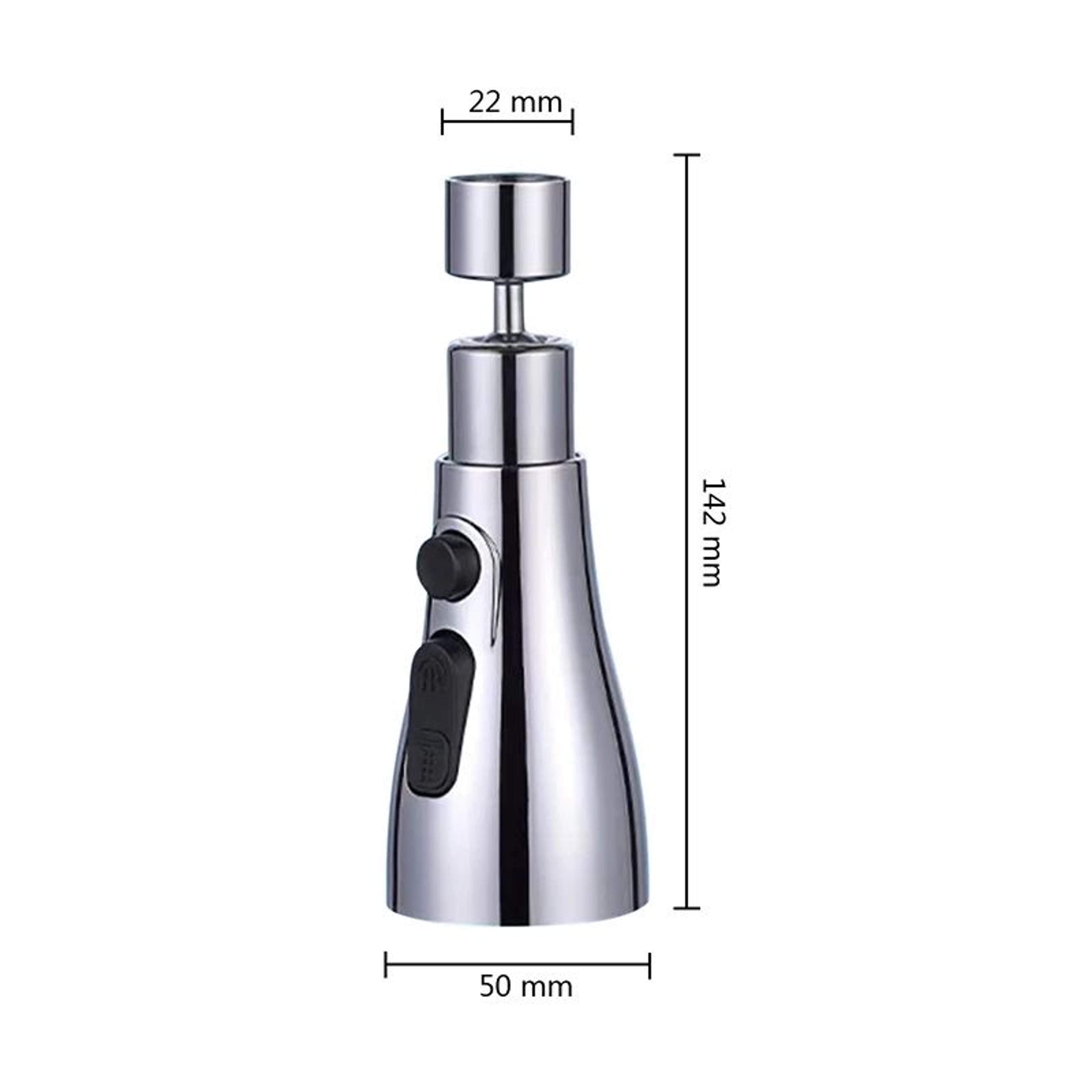 Universal 360 Rotating Kitchen Faucet Extender  PullOut Tap Sprayer Attachment With MultiMode Stron 1