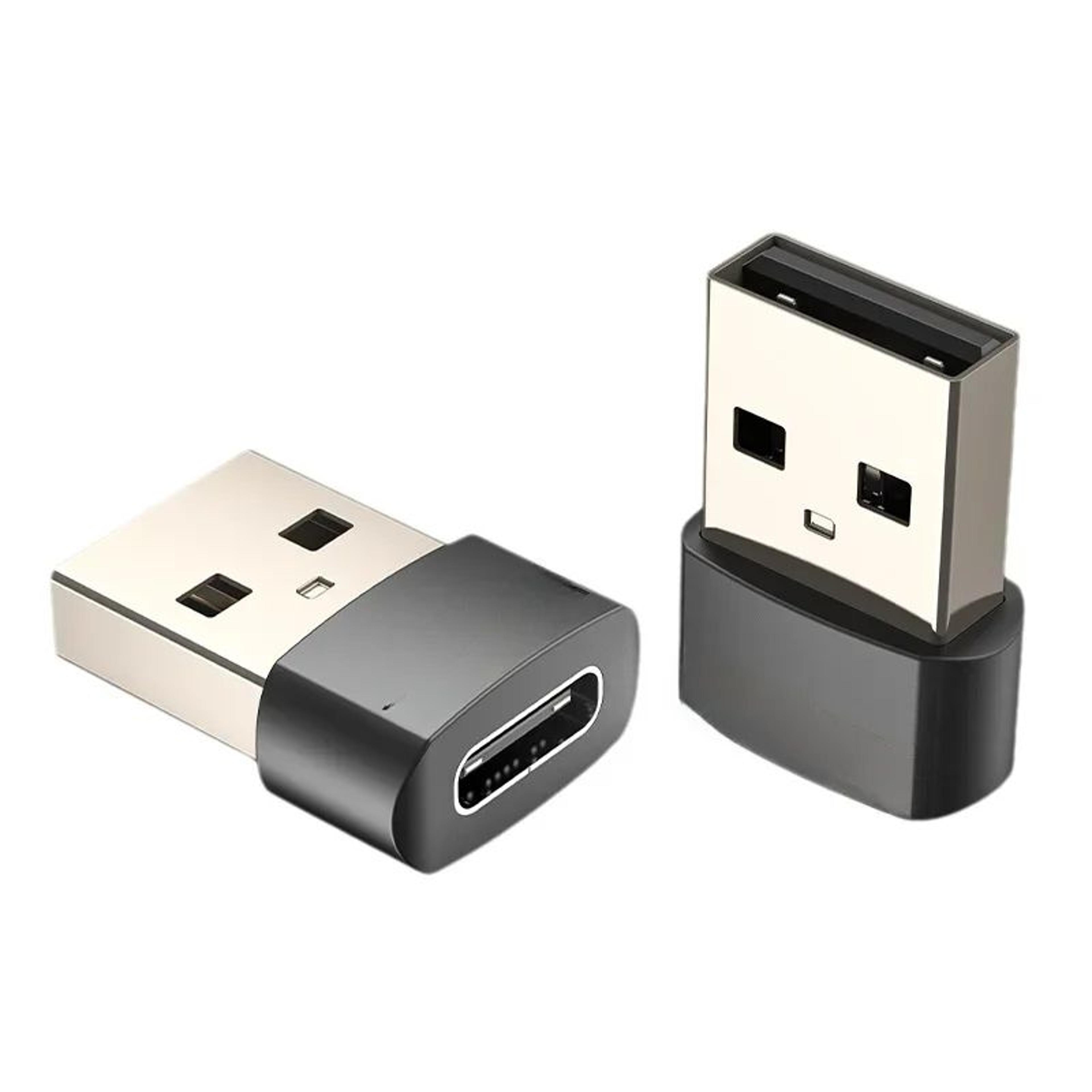 2 pcs usb-c to micro usb otg adapter cable | type-c male to micro usb female converter for macbook & samsung s20