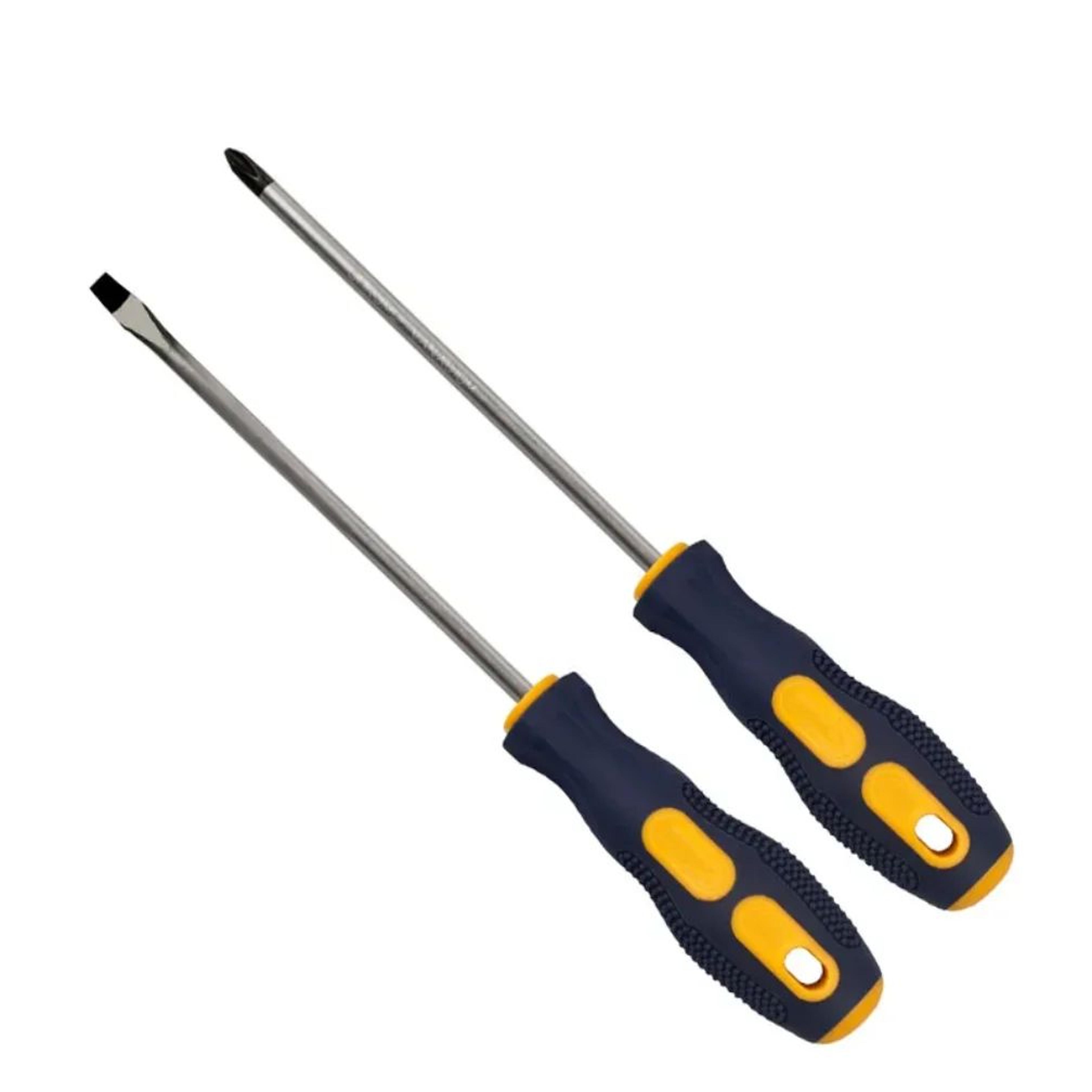 Magnetic Screwdriver Set PH0PH1PH2 Phillips  356mm Slotted 100200mm Length Drivers For Home  DIY Re 4