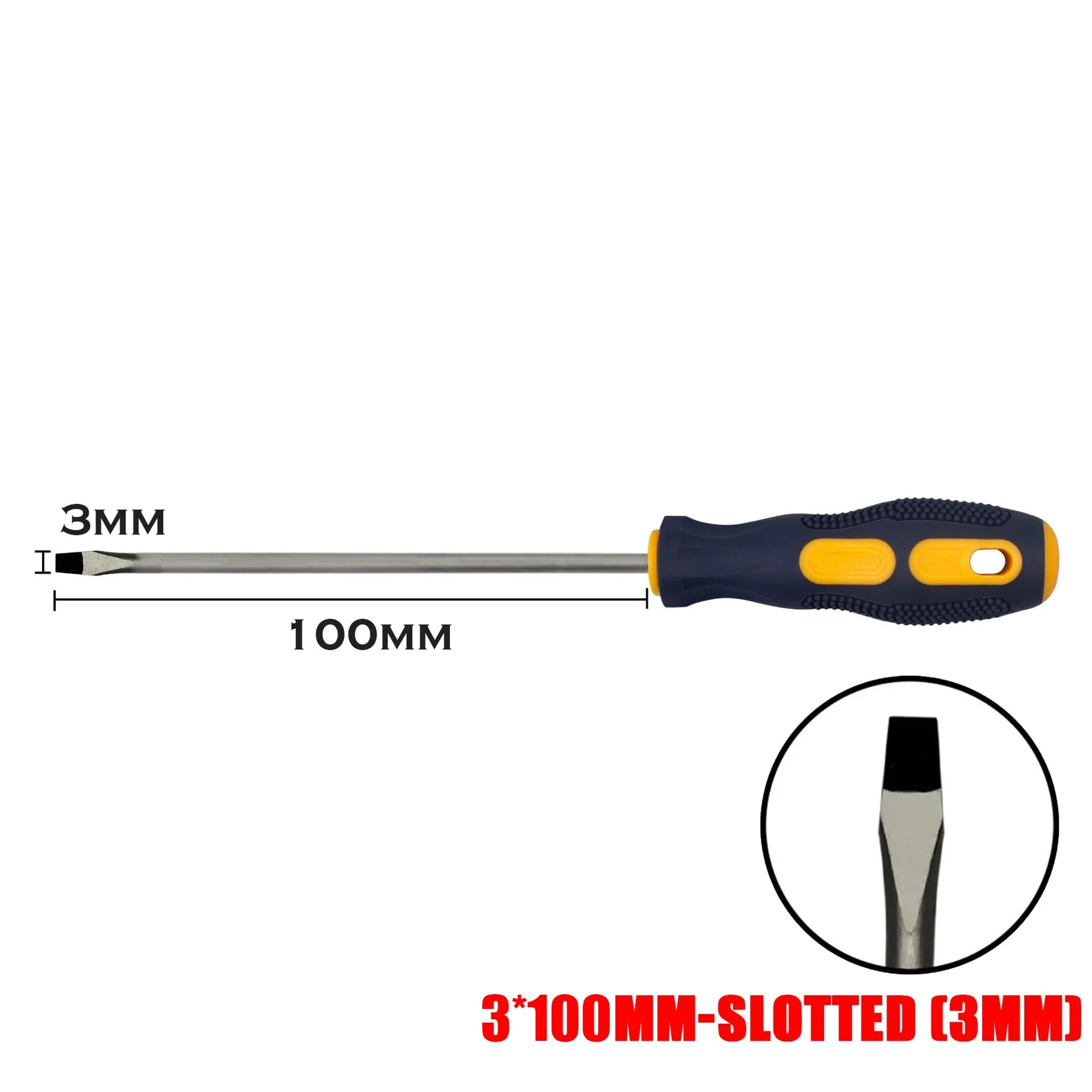 Magnetic Screwdriver Set PH0PH1PH2 Phillips  356mm Slotted 100200mm Length Drivers For Home  DIY Re 13