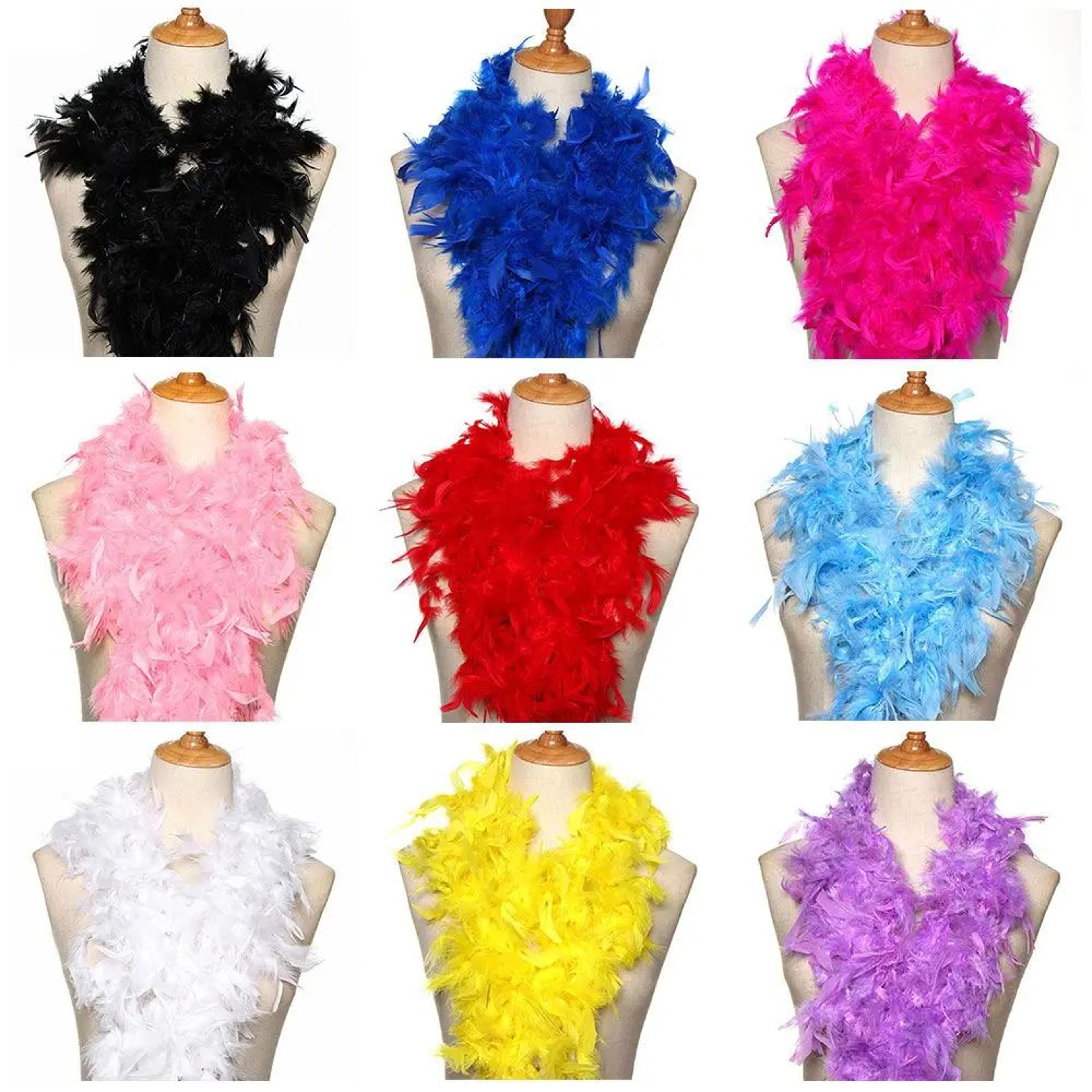 2M Fluffy Feather Boa Trim Strip For Sewing Crafts Costume  Fancy Dress Wedding Party Decor DIY App 5