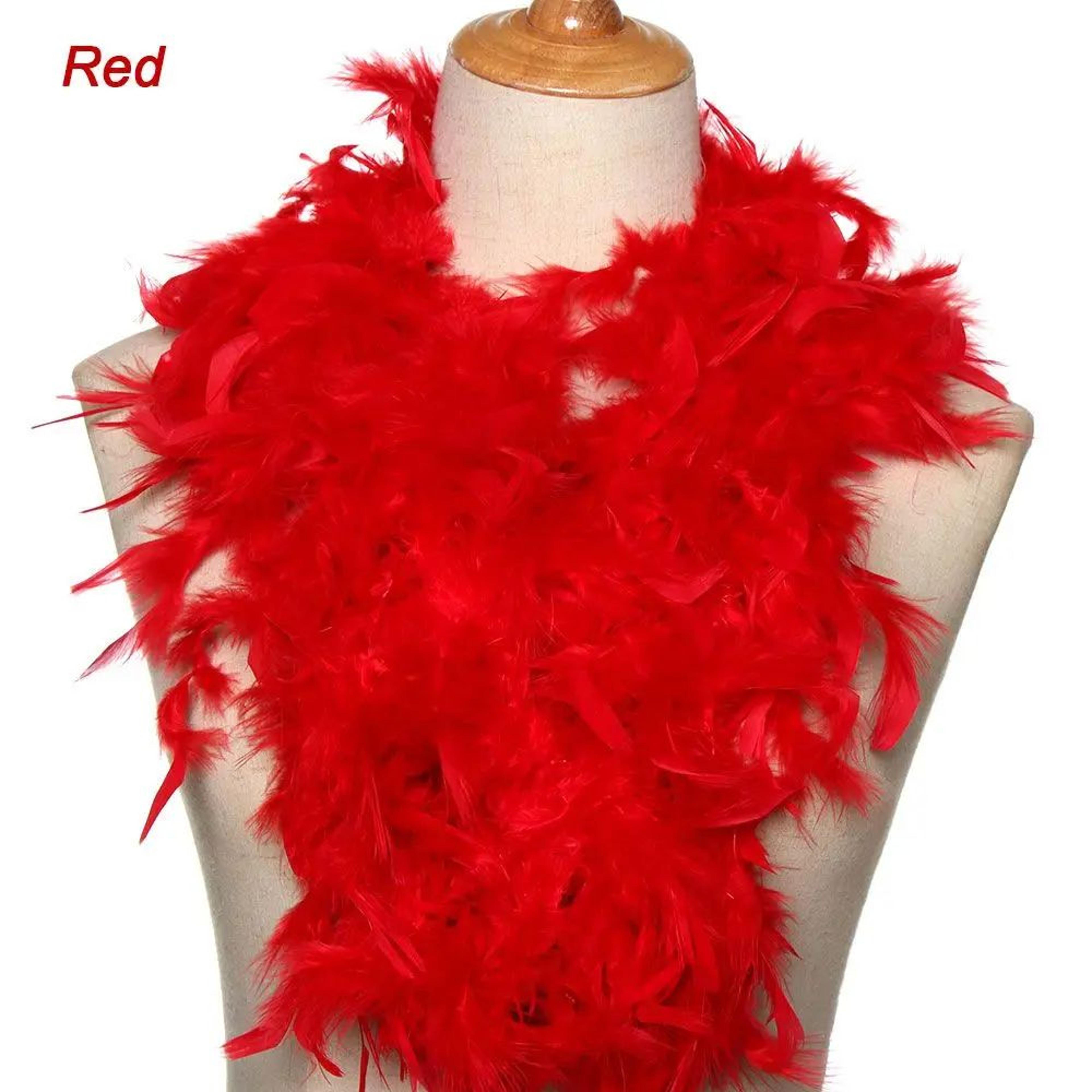 2M Fluffy Feather Boa Trim Strip For Sewing Crafts Costume  Fancy Dress Wedding Party Decor DIY App 14