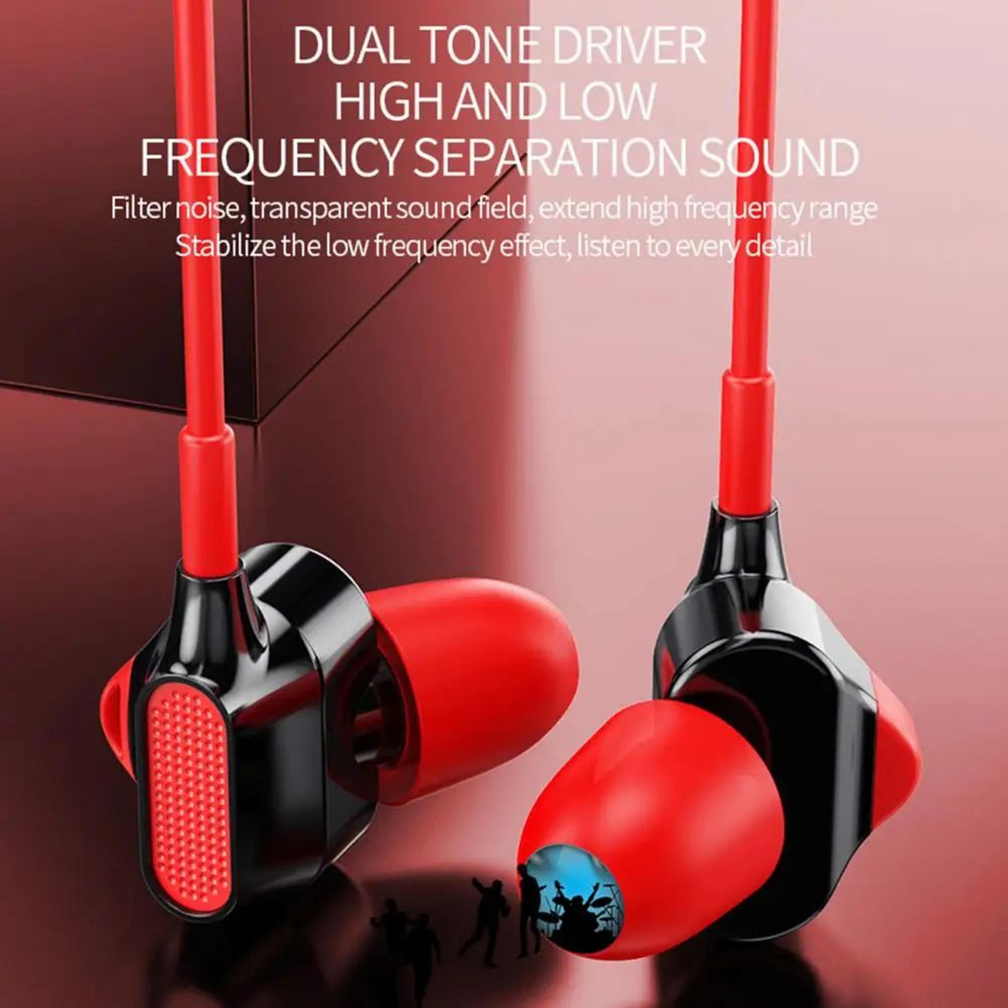 Wired Stereo Gaming Earbuds Surround Sound High Clarity Mic 90 Bend Plug Durable Wired Headset For  3